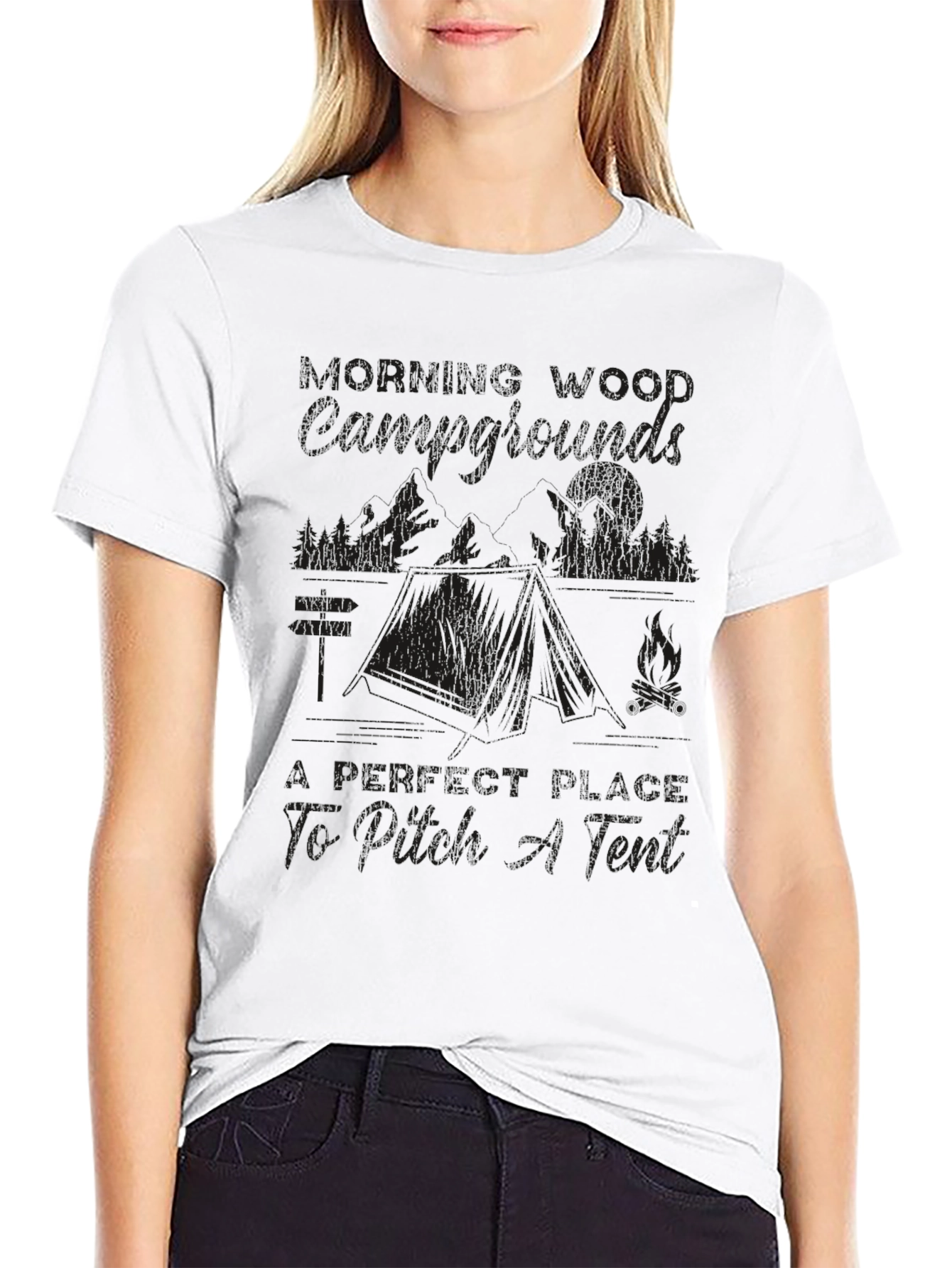 Funny Camping Graphic Tee