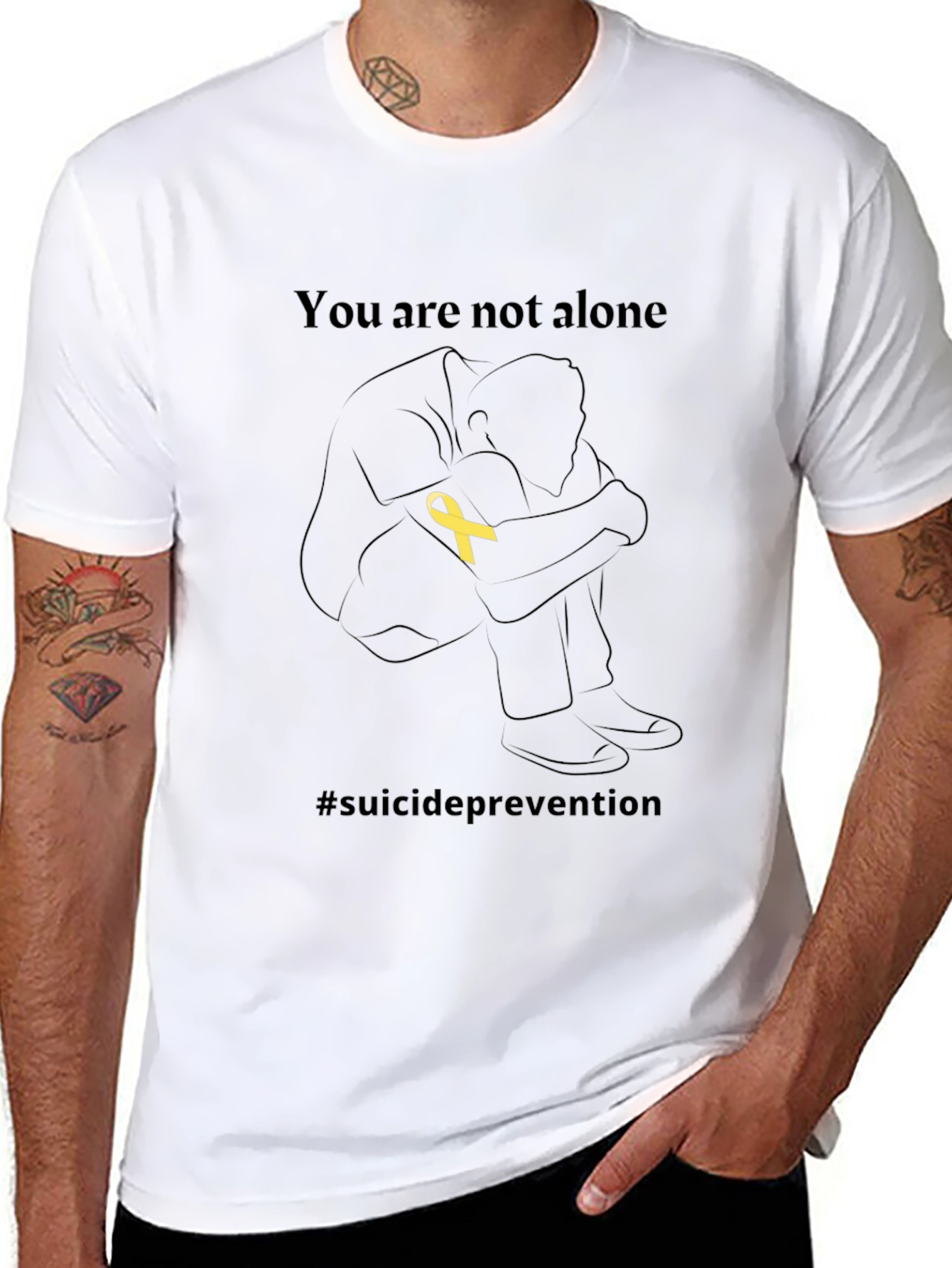 You Are Not Alone Suicide Prevention T-Shirt