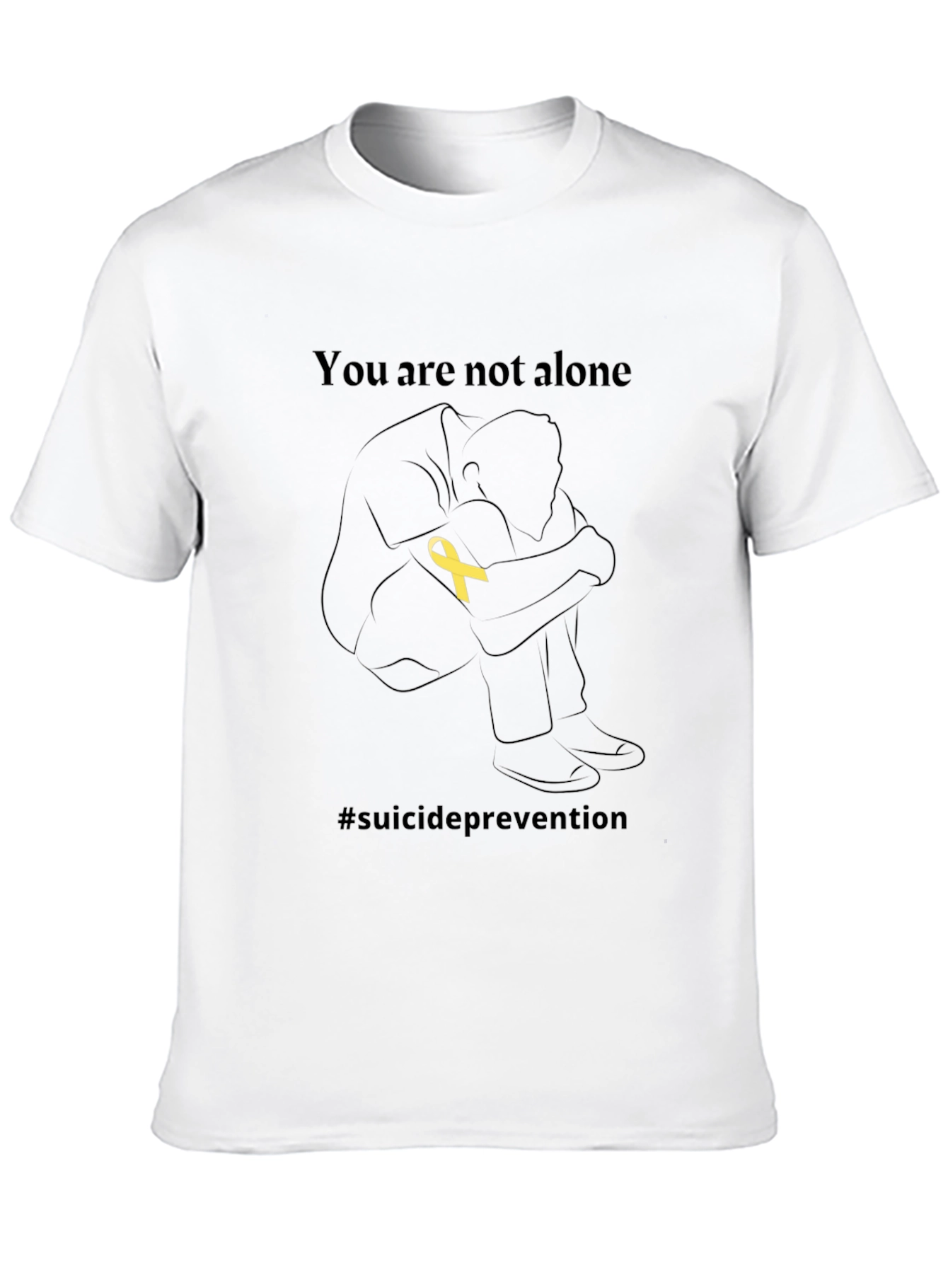 You Are Not Alone Suicide Prevention T-Shirt