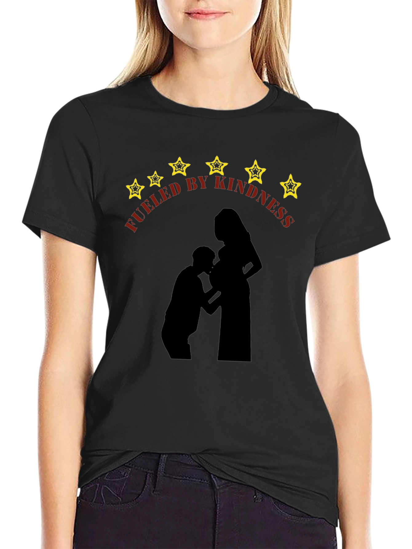 Kindness Fueled Maternity T-Shirt