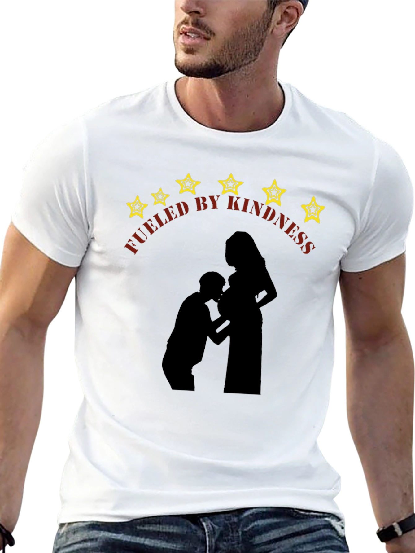 Kindness Fueled Maternity T-Shirt
