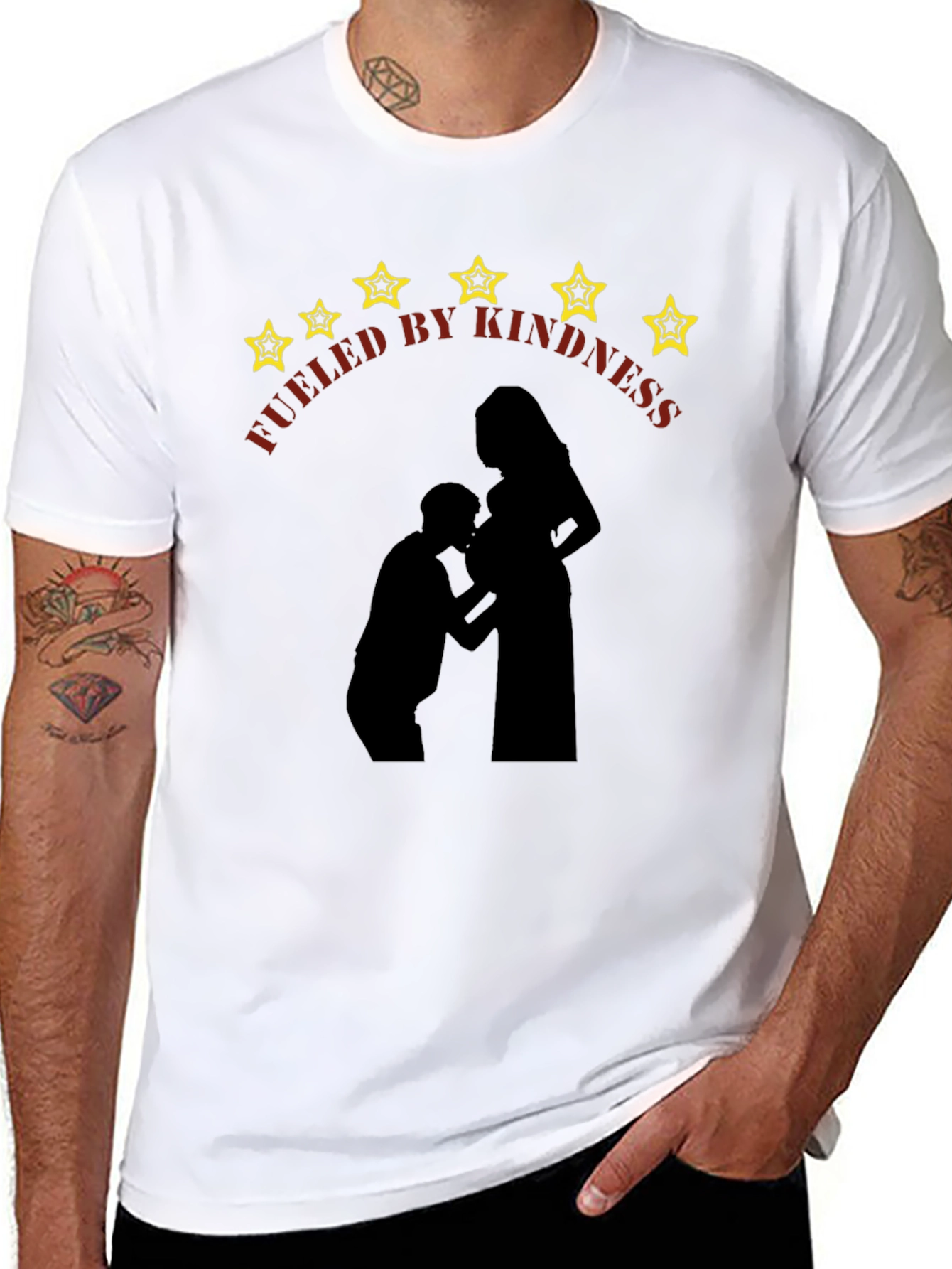 Kindness Fueled Maternity T-Shirt
