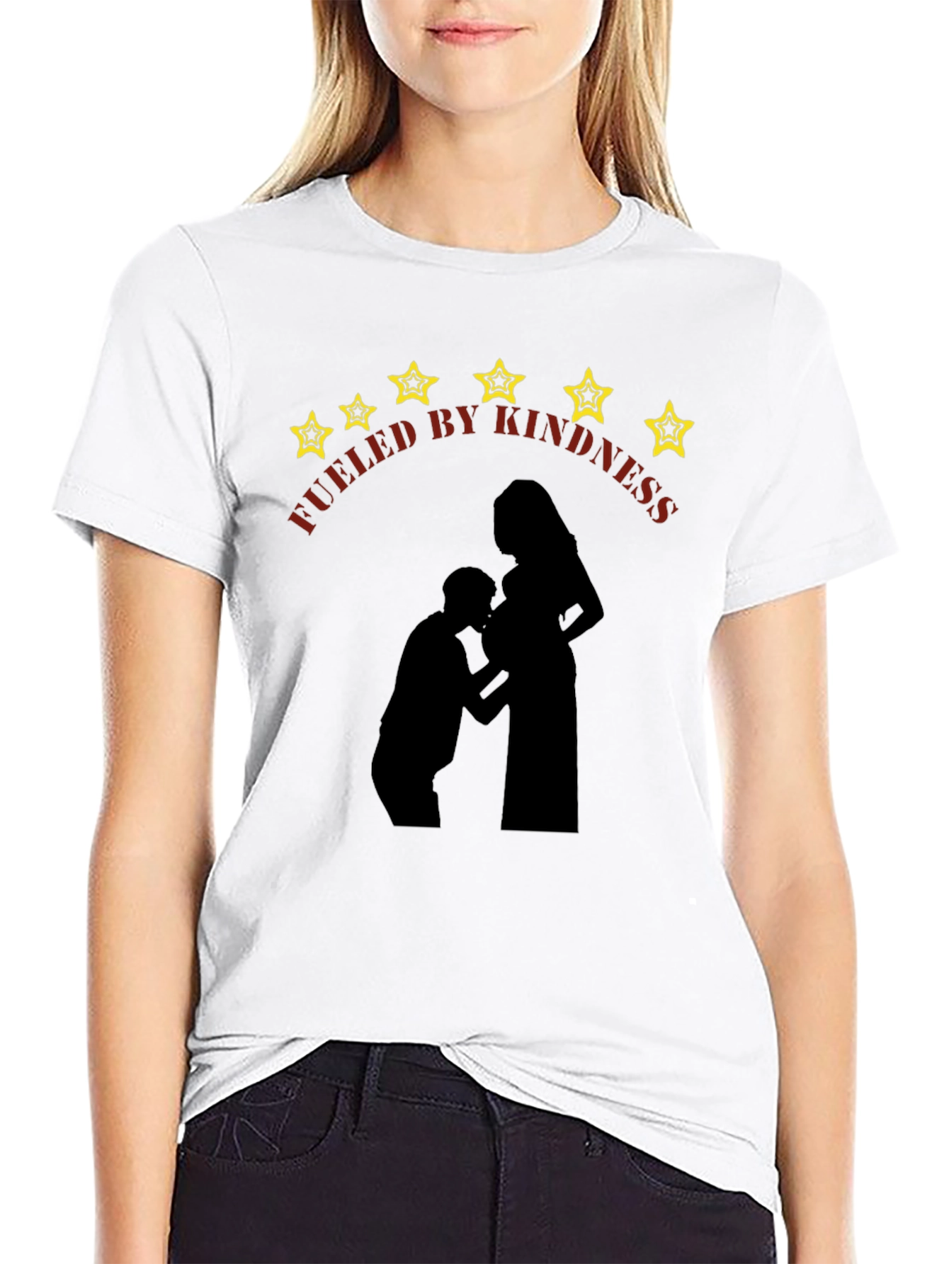 Kindness Fueled Maternity T-Shirt