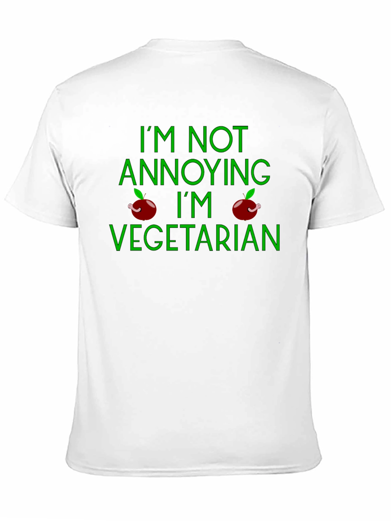 Vegetarian T-Shirt - Im Not Annoying Funny Tee