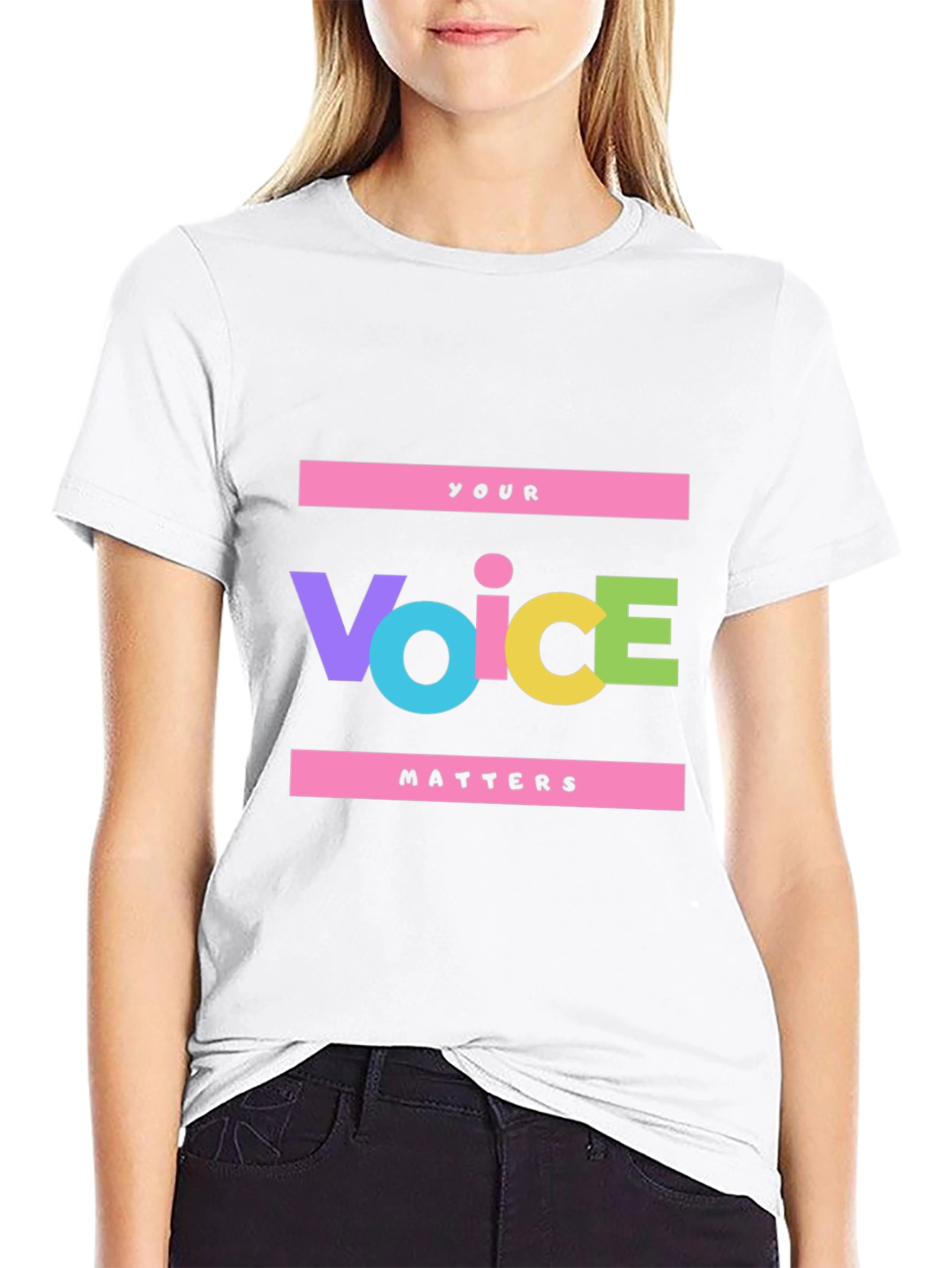 Voice Matters Graphic Tee - Bold Statement Shirt