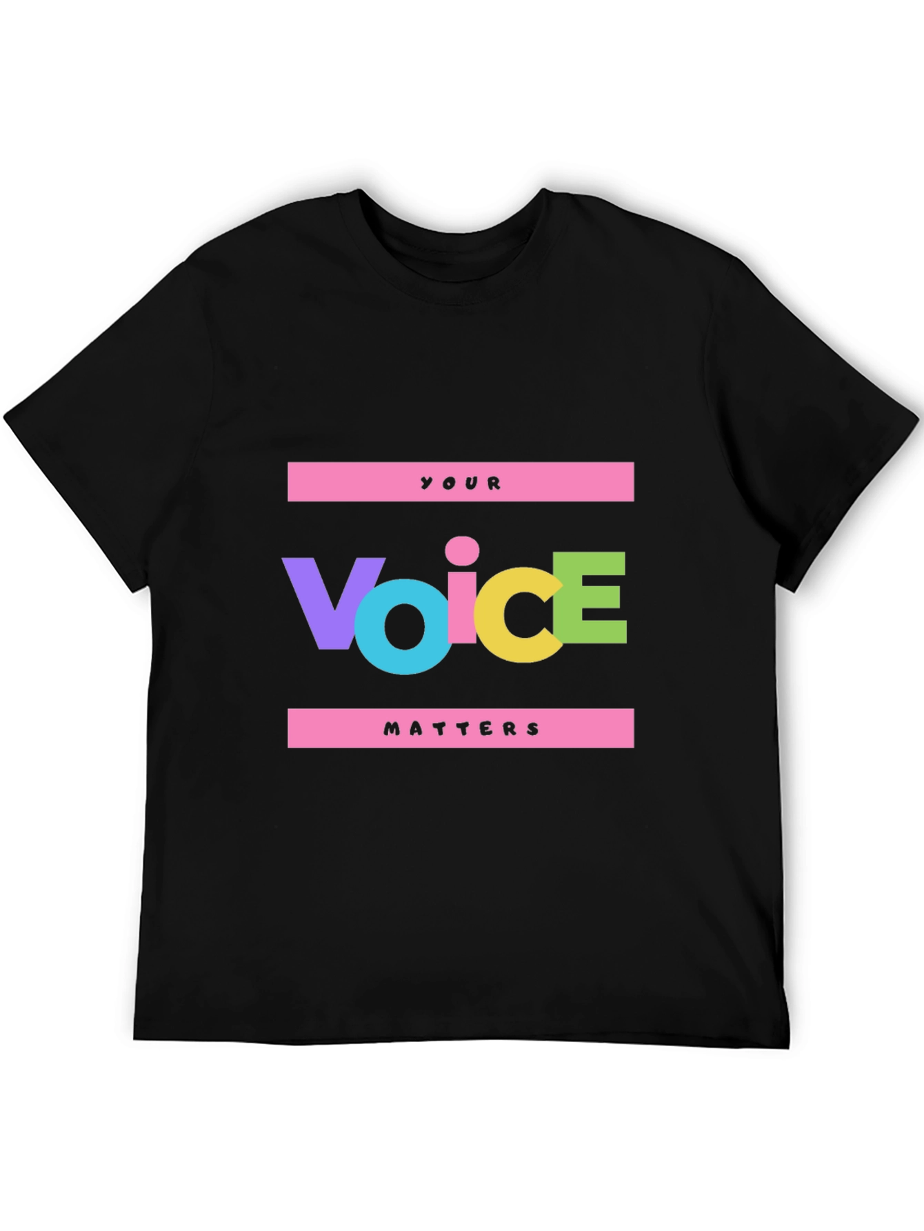 Voice Matters Graphic Tee - Bold Statement Shirt