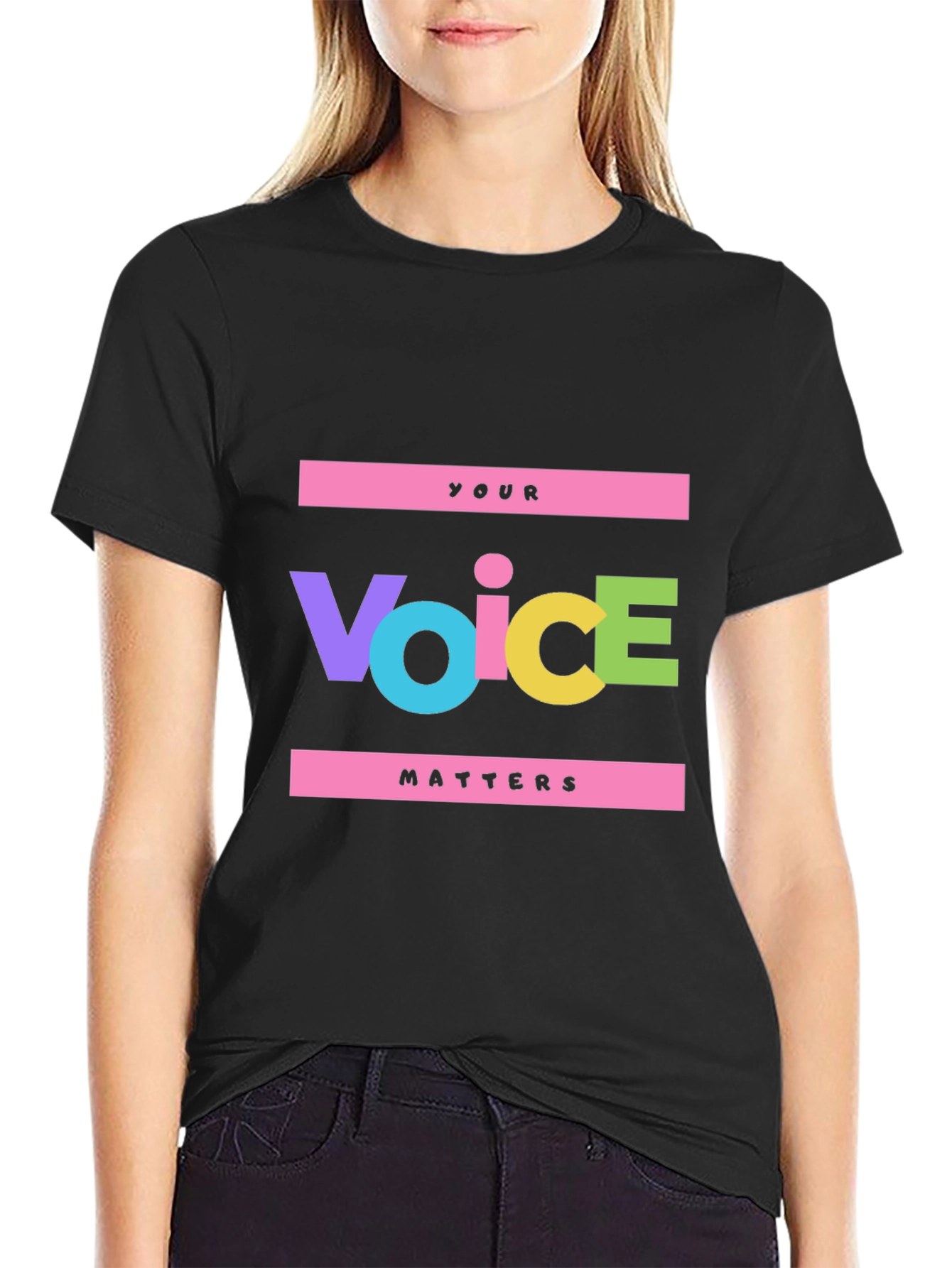 Voice Matters Graphic Tee - Bold Statement Shirt