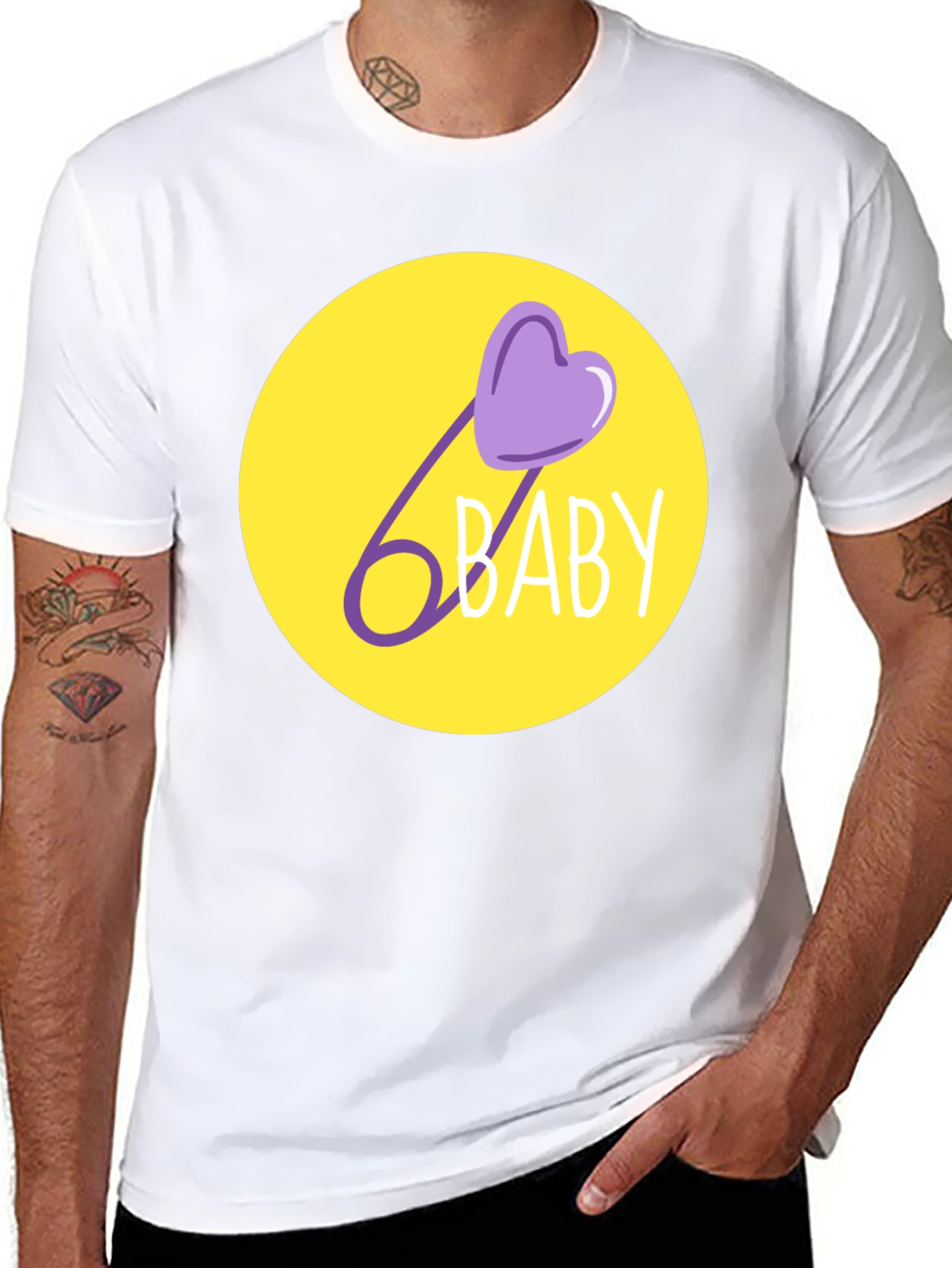 Baby Pin T-Shirt - Cute Infant Design