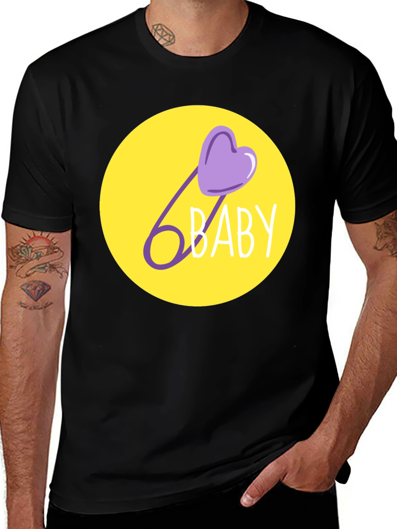 Baby Pin T-Shirt - Cute Infant Design