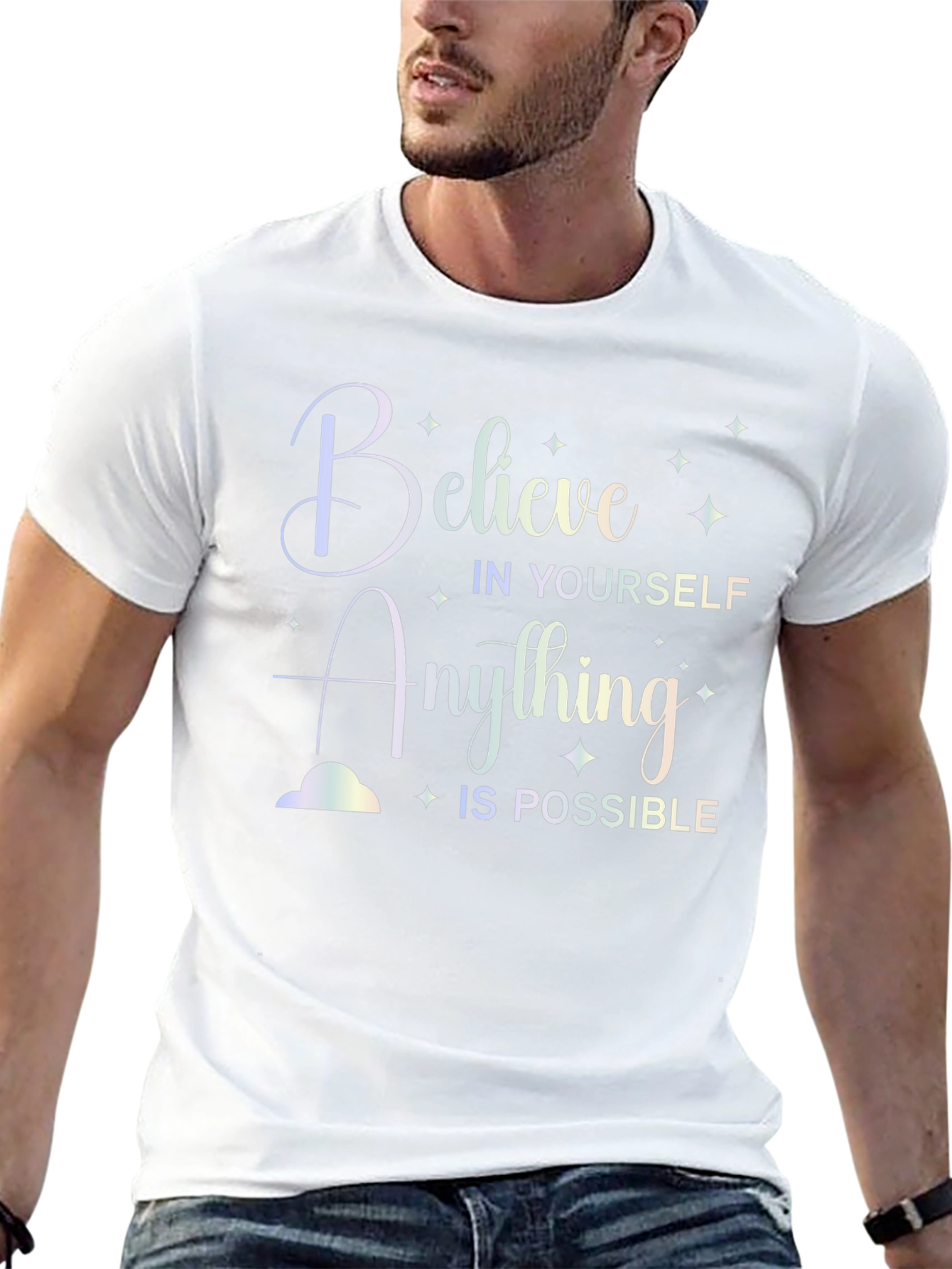 Believe in Yourself Graphic Tee - Inspirational Shirt