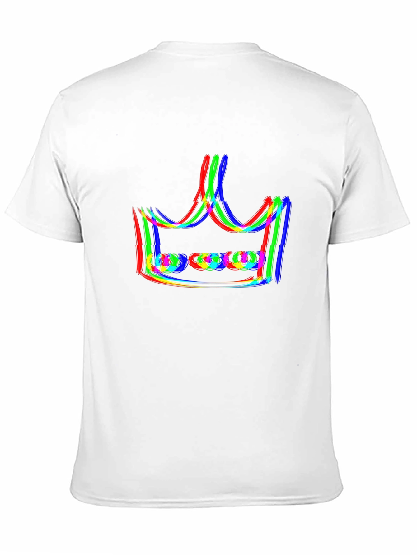 Crown Graphic Print Black T-Shirt