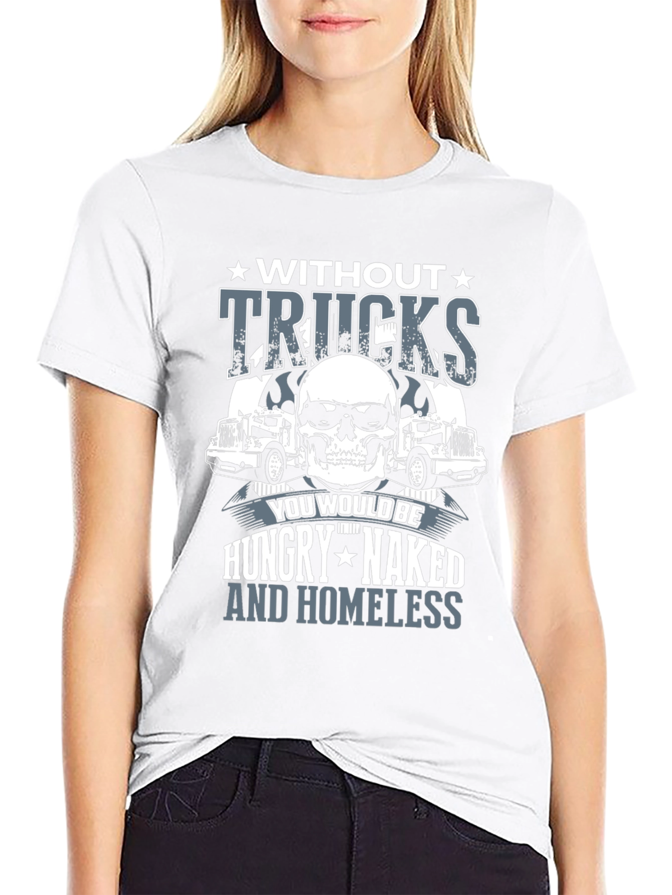 Without Trucks Hungry Naked Homeless T-Shirt