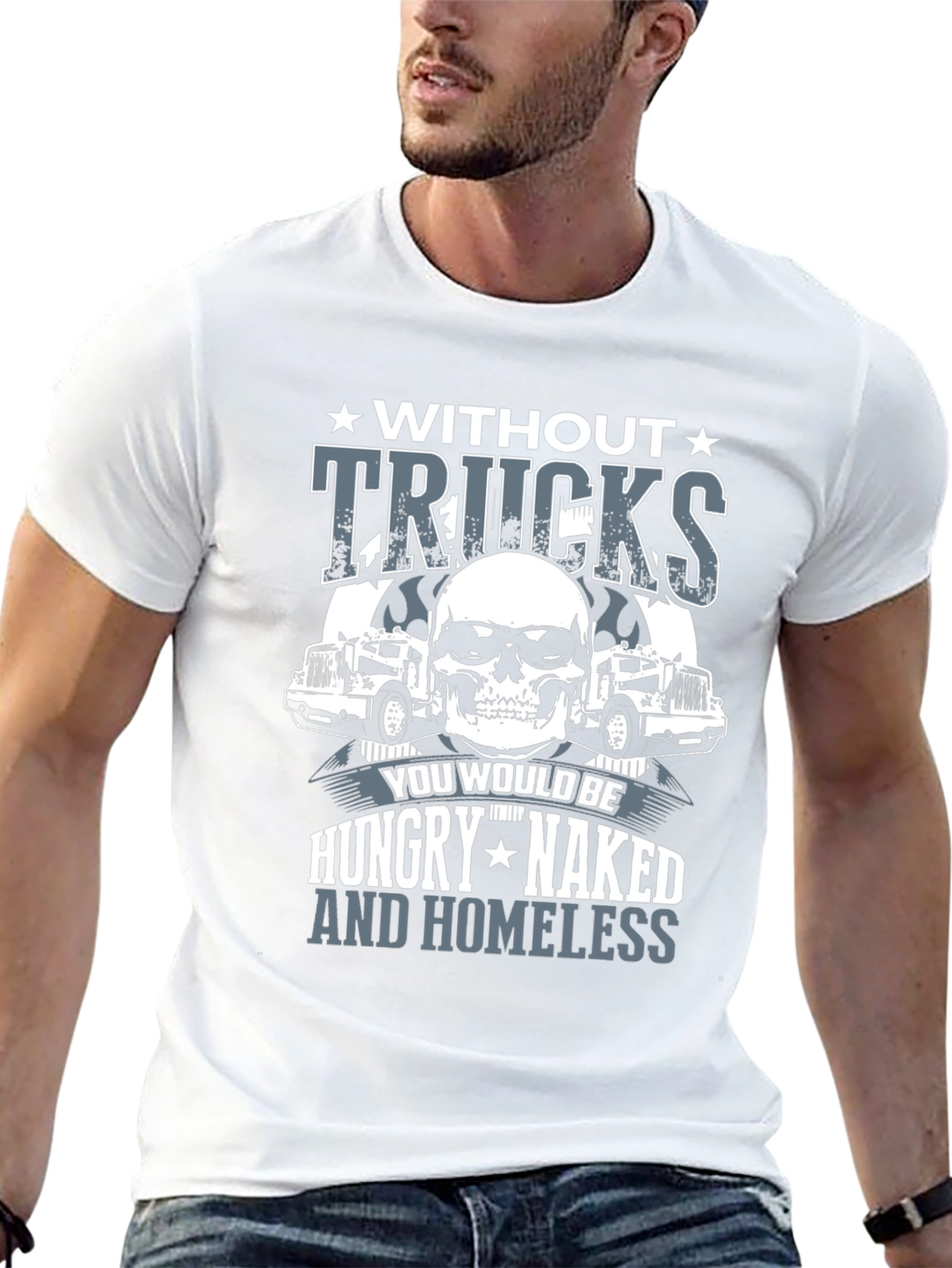 Without Trucks Hungry Naked Homeless T-Shirt