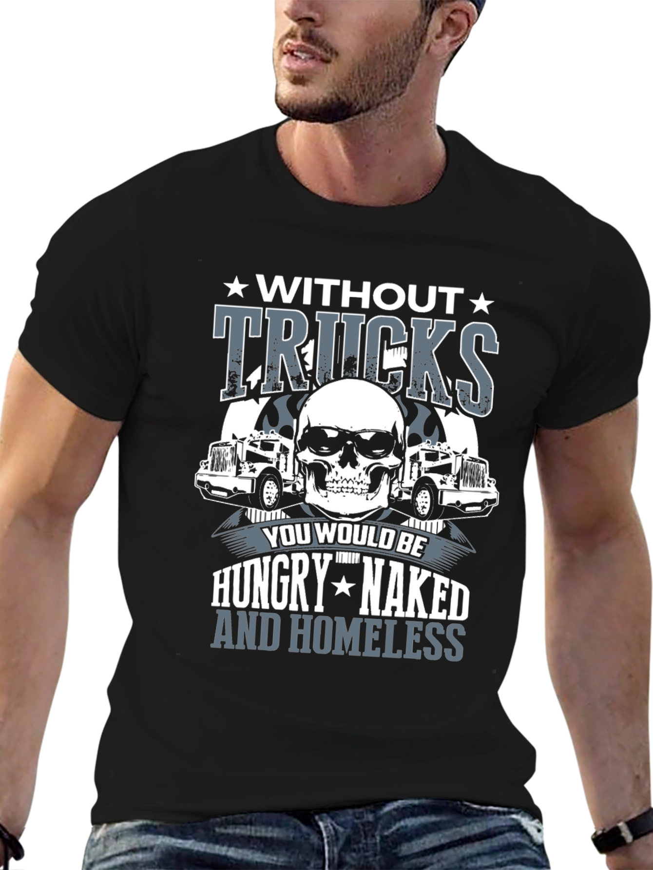 Without Trucks Hungry Naked Homeless T-Shirt