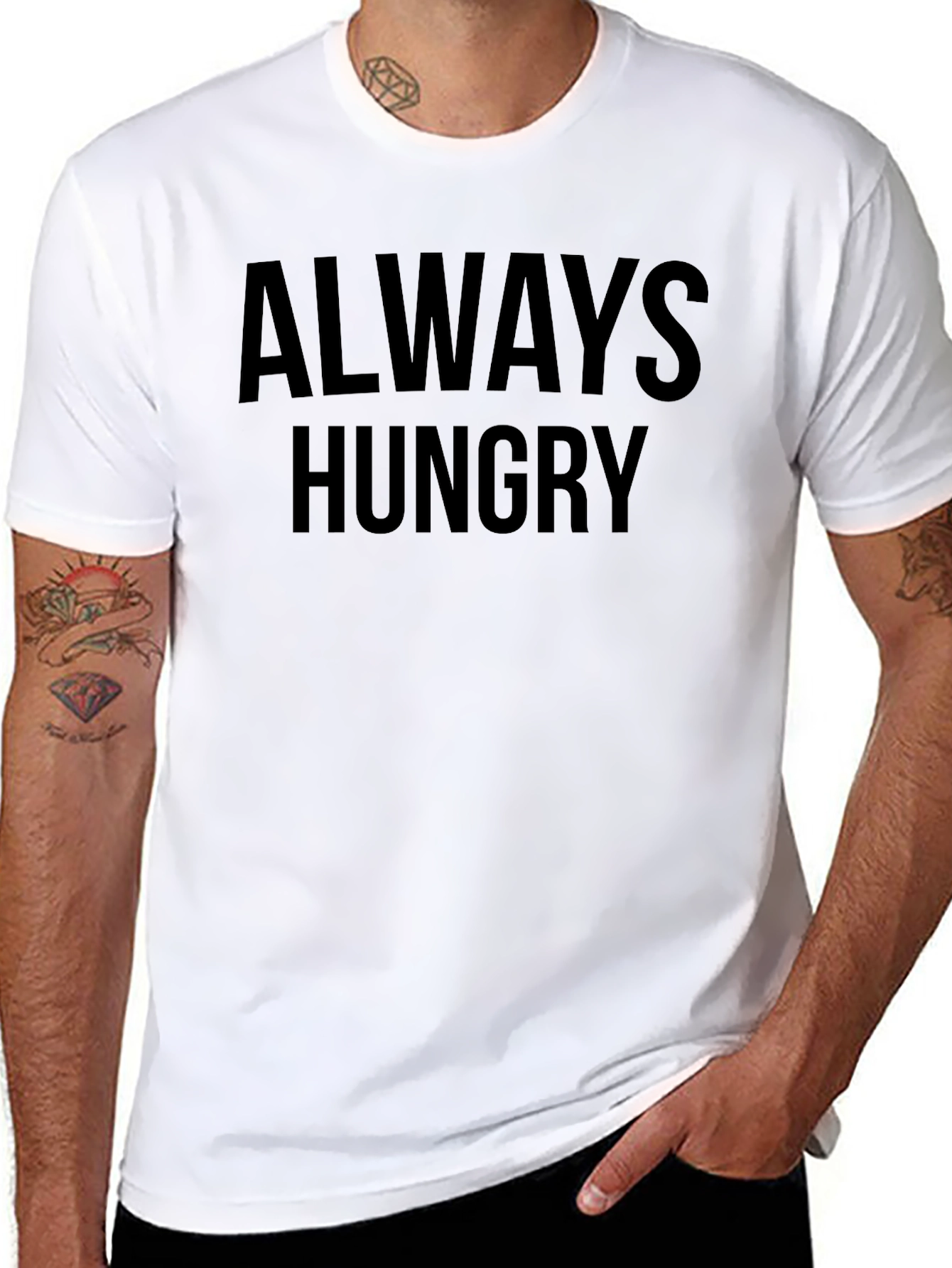Always Hungry Black T-Shirt