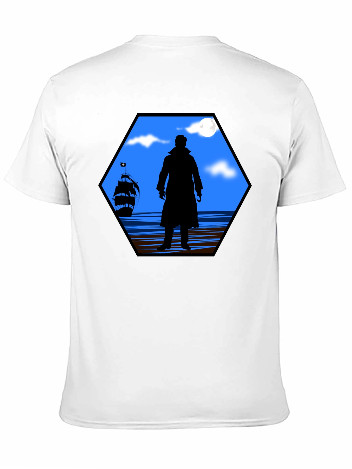 Captain Hook Silhouette Graphic T-Shirt