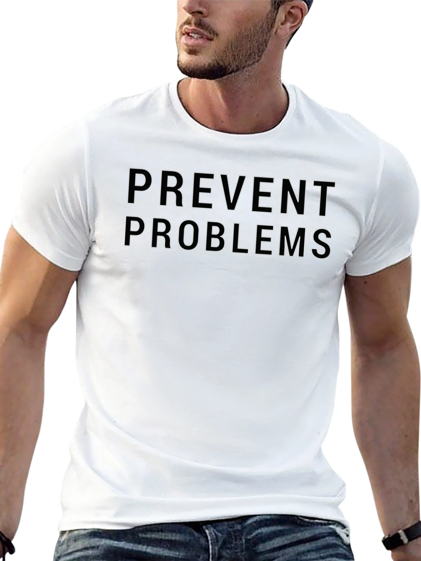 Prevent Problems Black T-Shirt