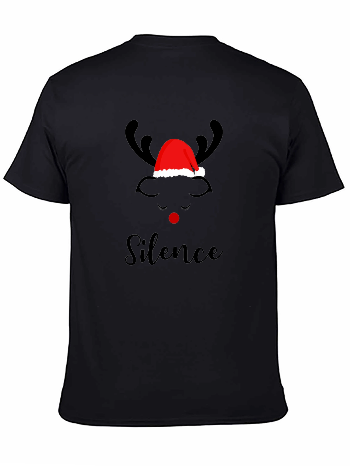 Christmas Silence Reindeer Graphic Tee