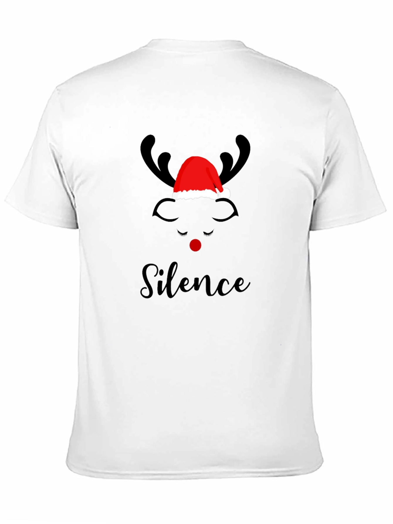 Christmas Silence Reindeer Graphic Tee