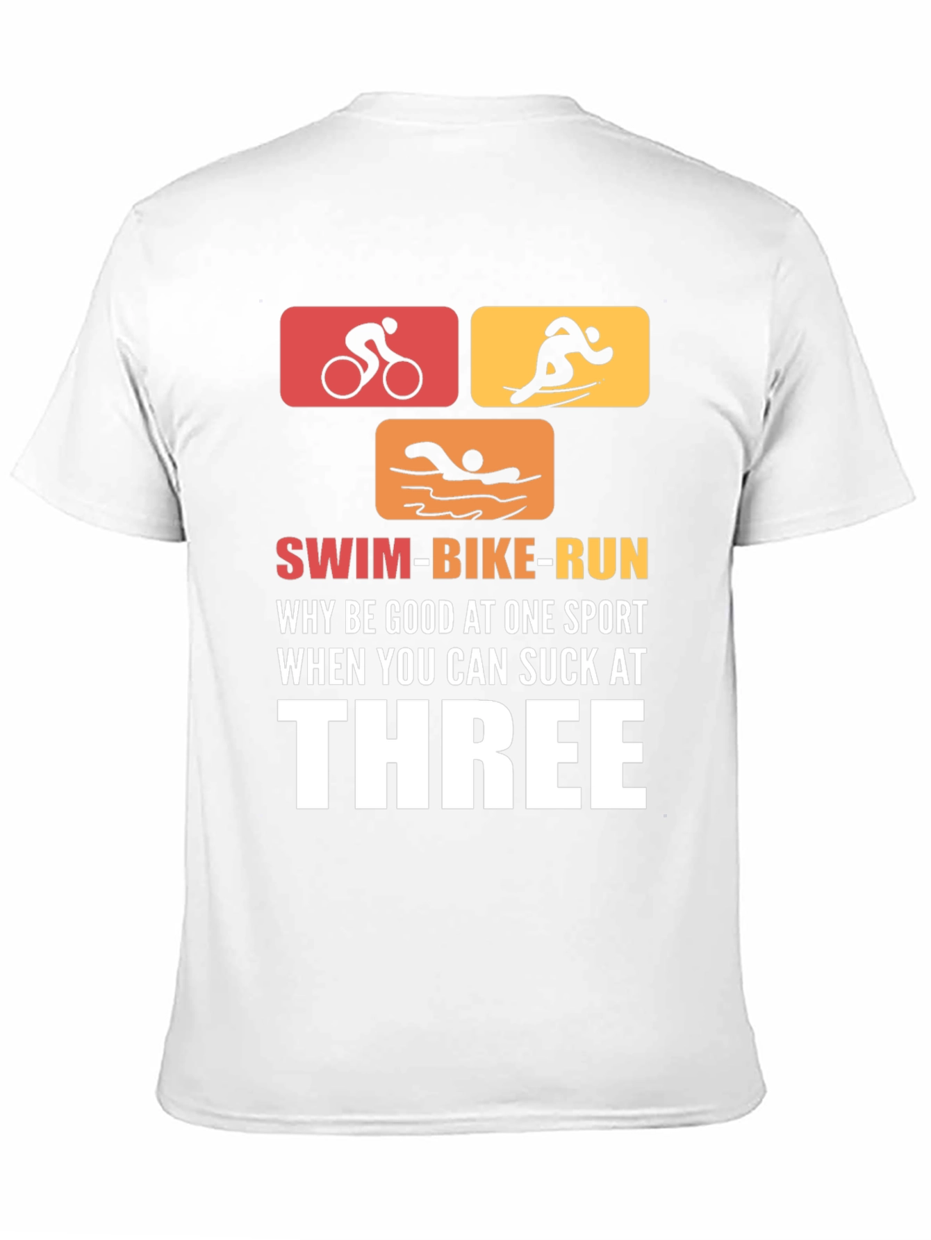 Swim Bike Run Triathlon T-Shirt