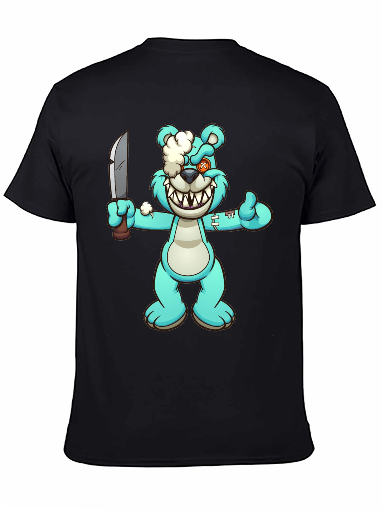 Cartoon Zombie Teddy Bear T-Shirt