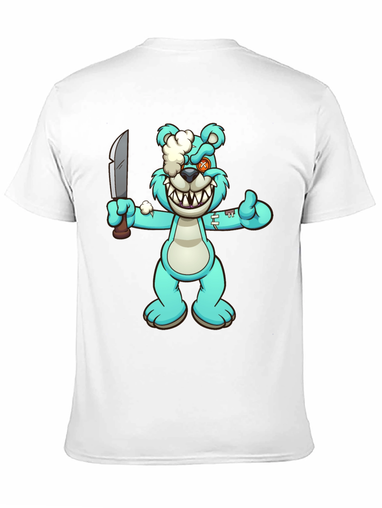 Cartoon Zombie Teddy Bear T-Shirt
