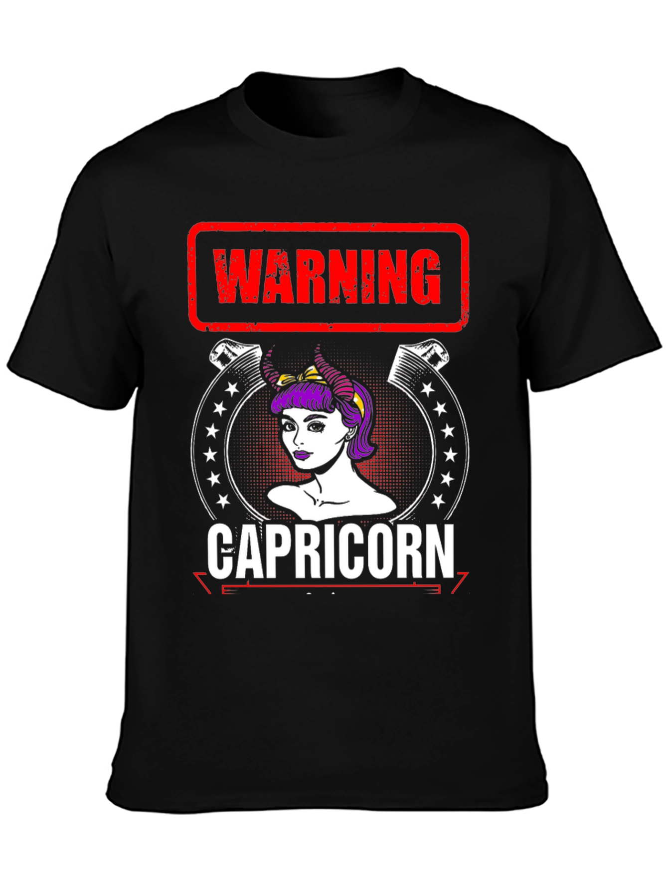 Warning Capricorn Graphic Tee
