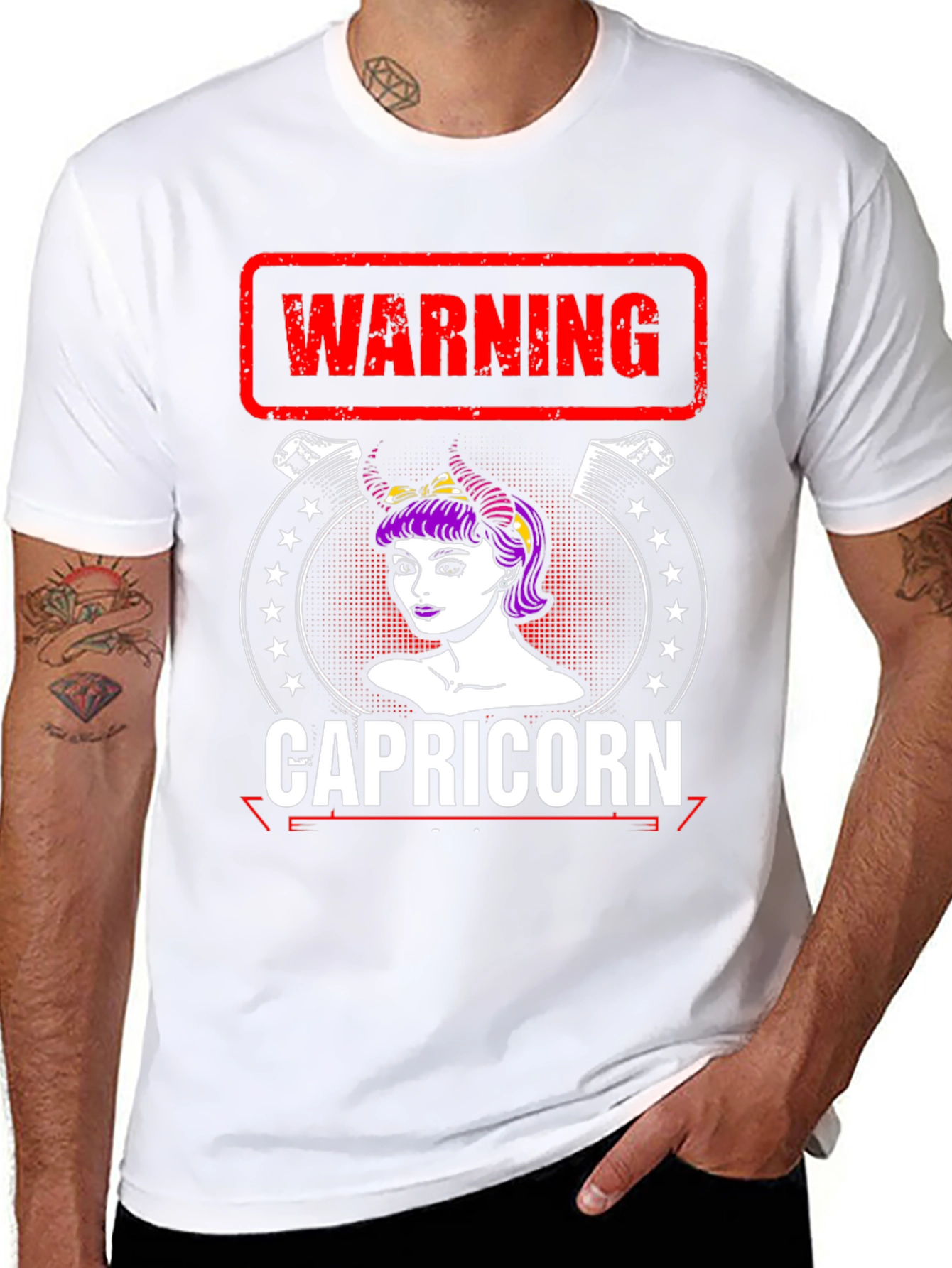 Warning Capricorn Graphic Tee