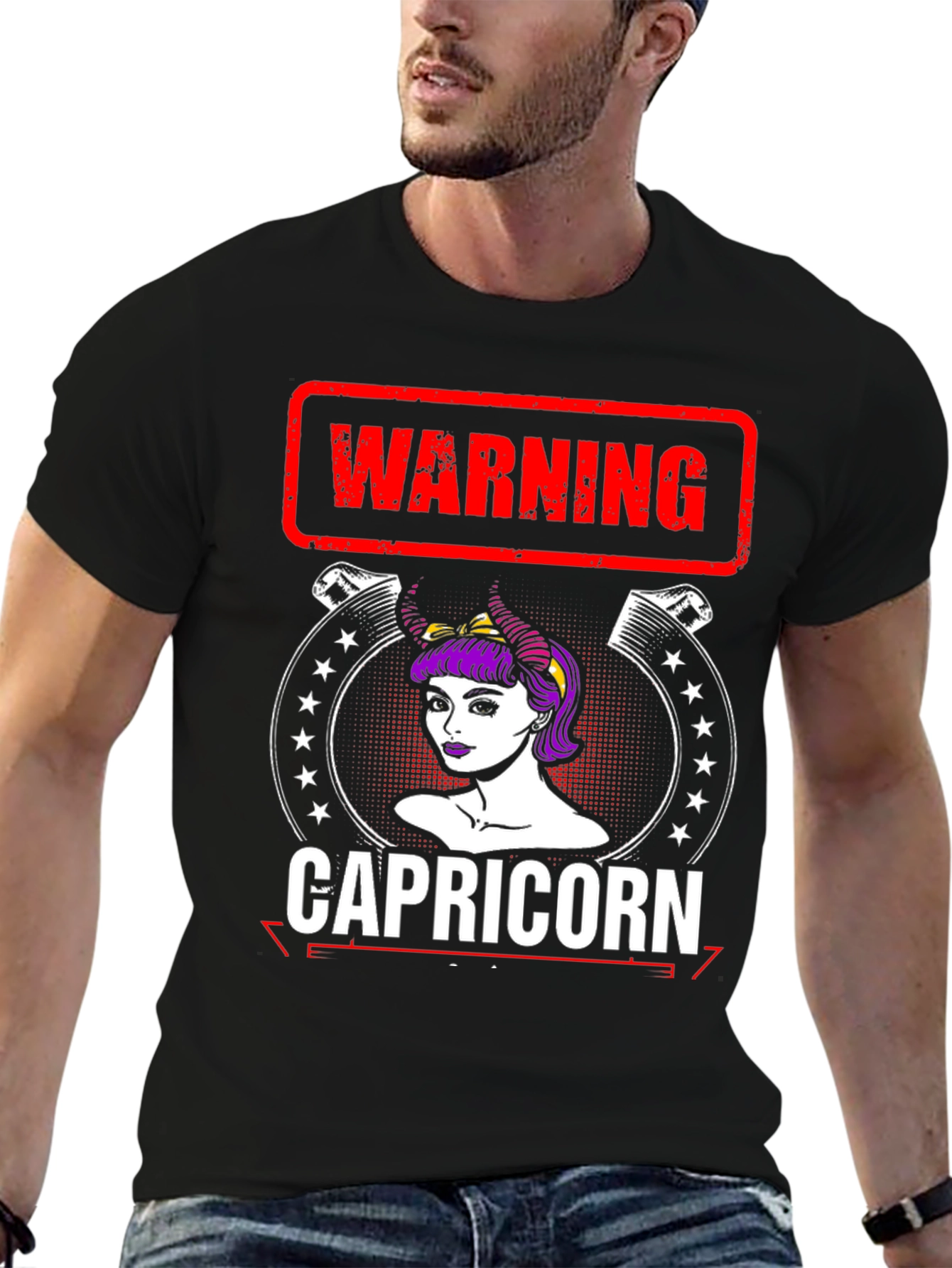 Warning Capricorn Graphic Tee