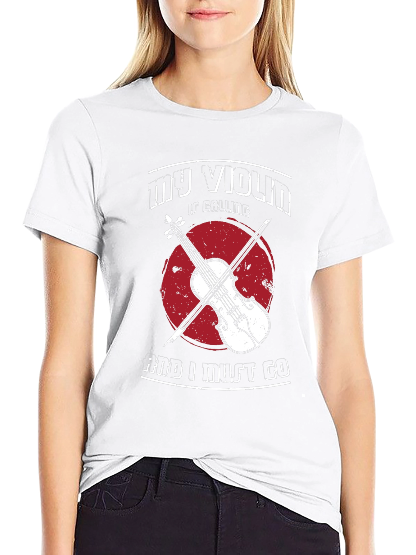 My Violin is Calling T-Shirt Musician Tee