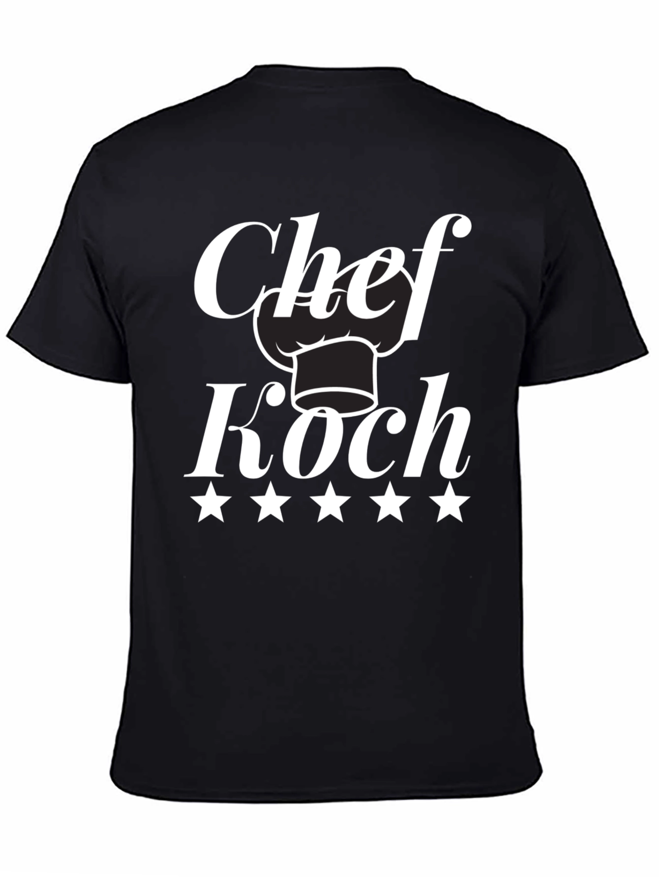 Chef Koch T-Shirt - Five Star Design