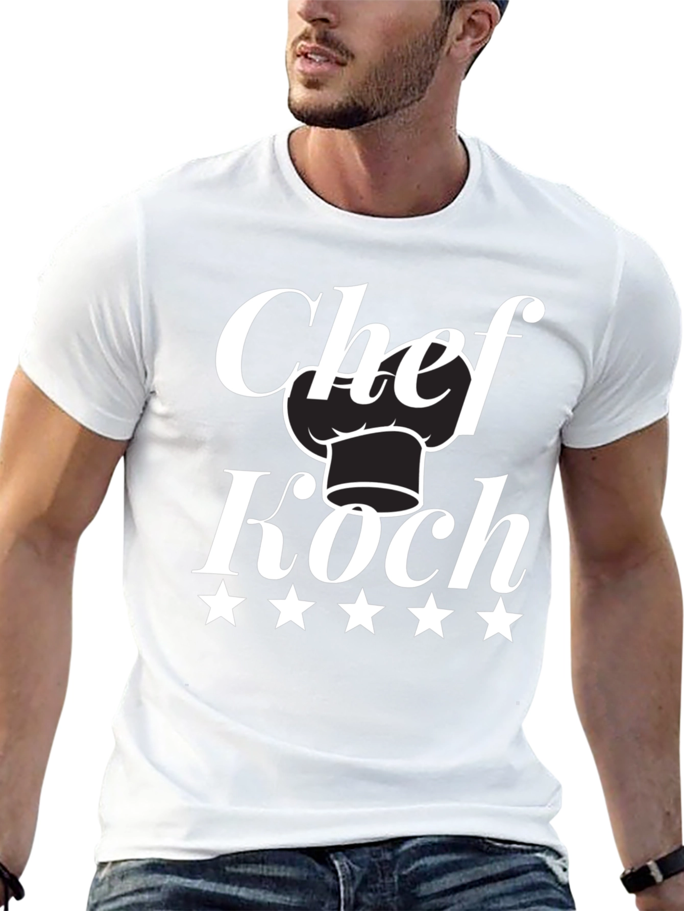 Chef Koch T-Shirt - Five Star Design