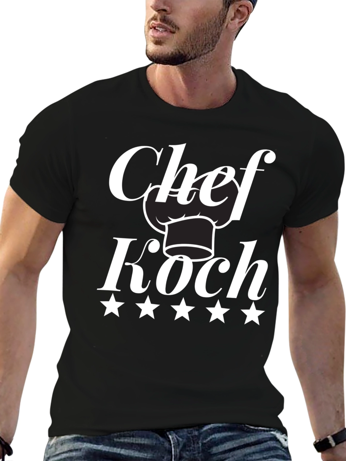 Chef Koch T-Shirt - Five Star Design
