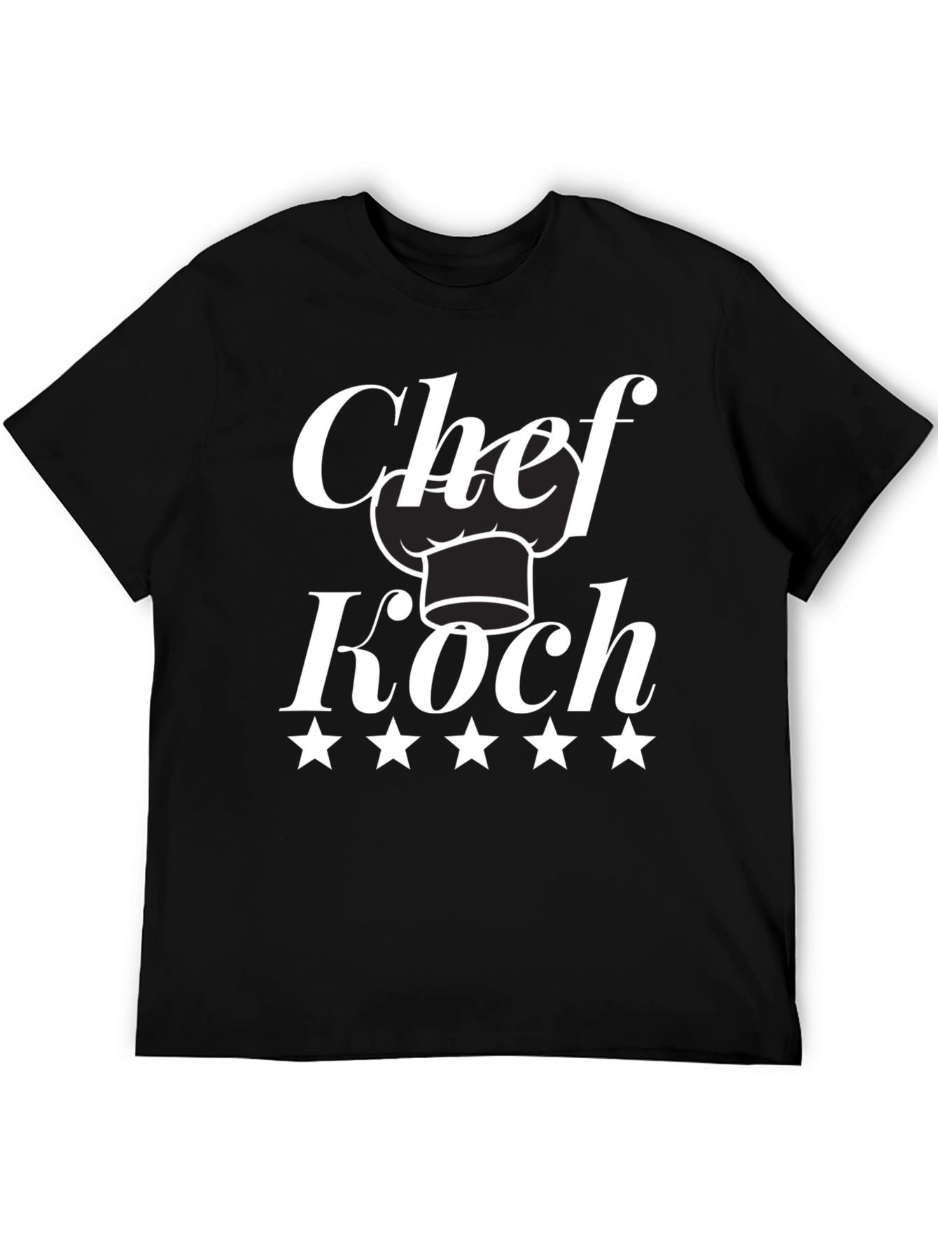 Chef Koch T-Shirt - Five Star Design