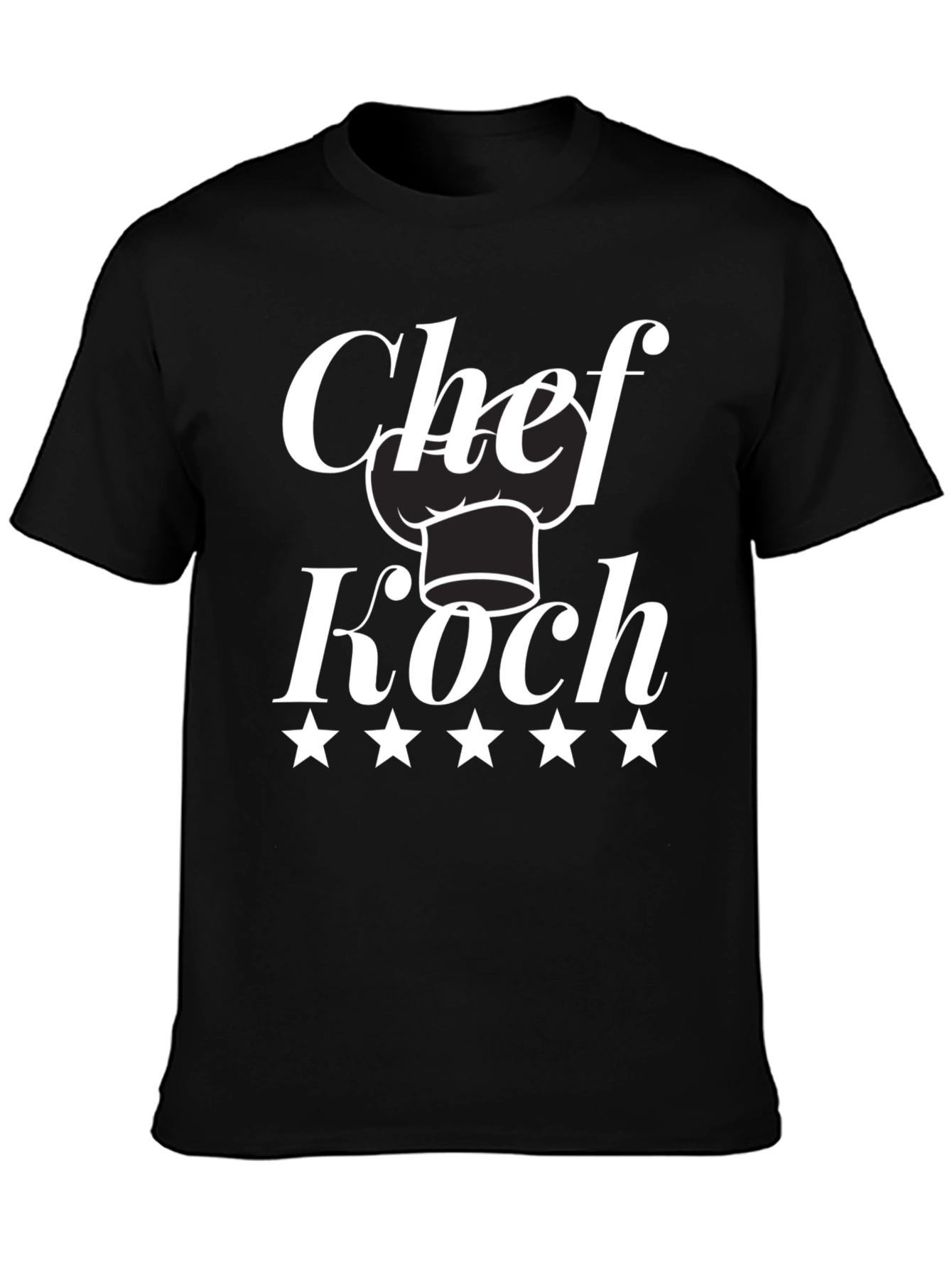 Chef Koch T-Shirt - Five Star Design