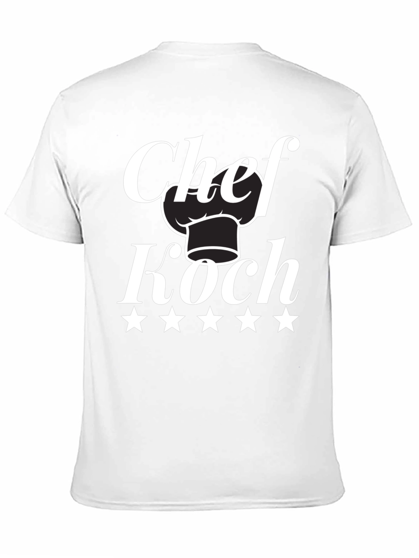 Chef Koch T-Shirt - Five Star Design