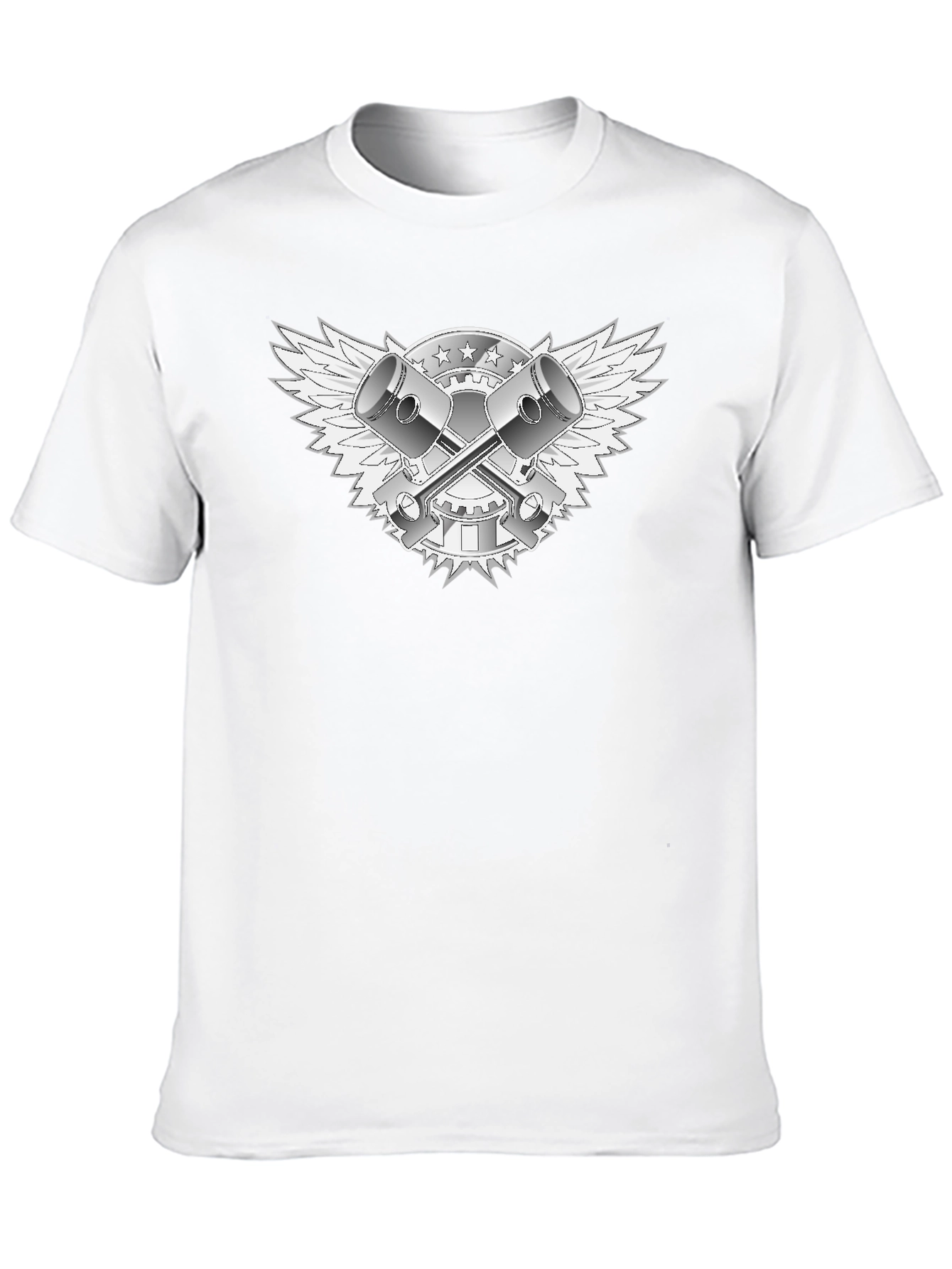 Piston Wings Graphic Tee - Black