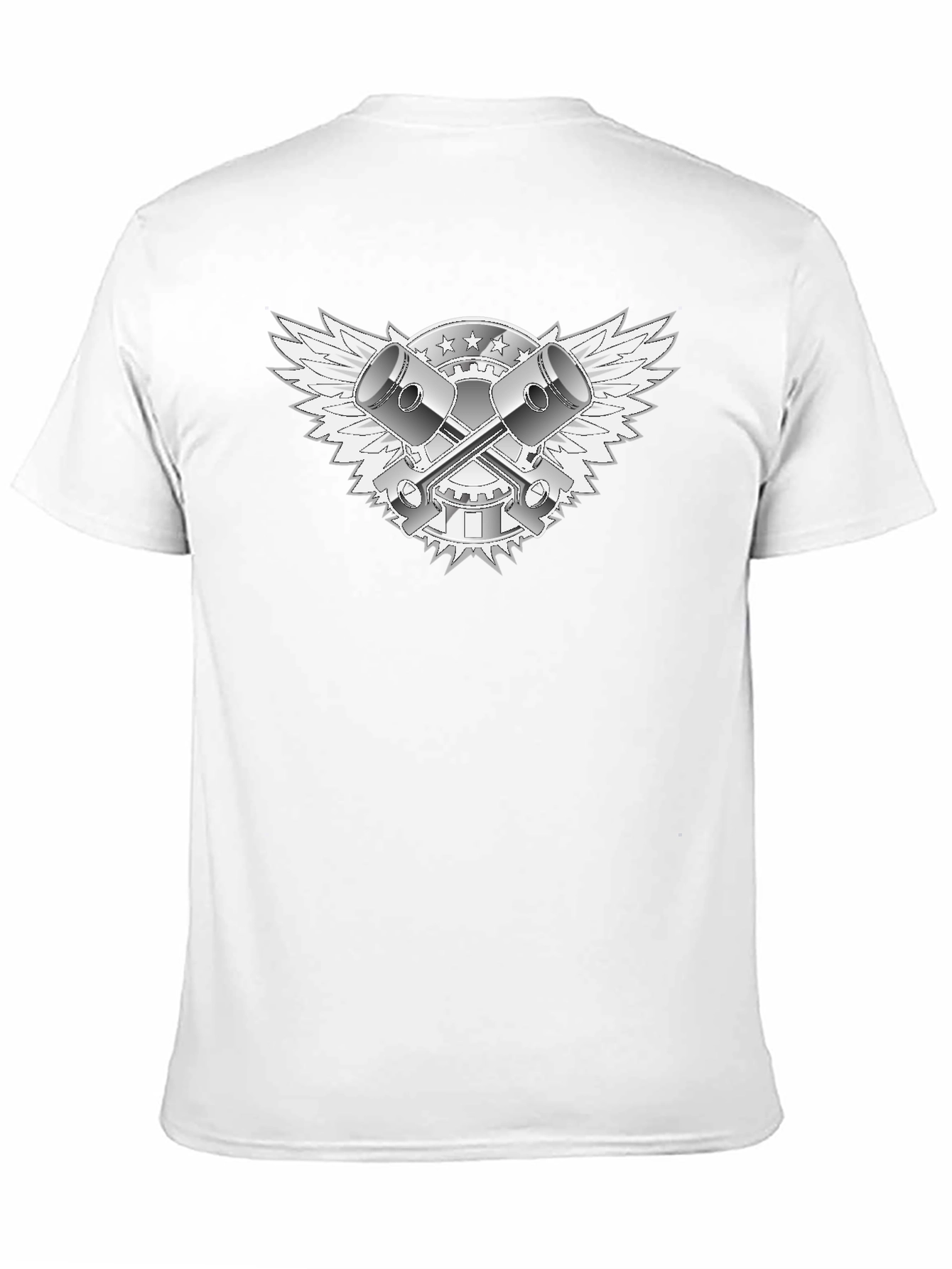 Piston Wings Graphic Tee - Black