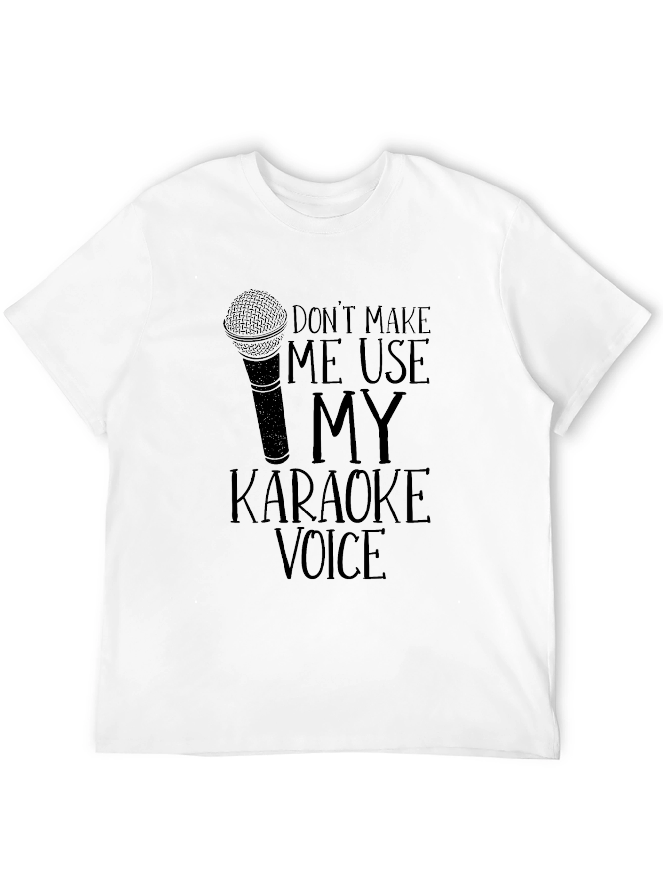 Karaoke Voice T-Shirt - Funny Music Lover Tee
