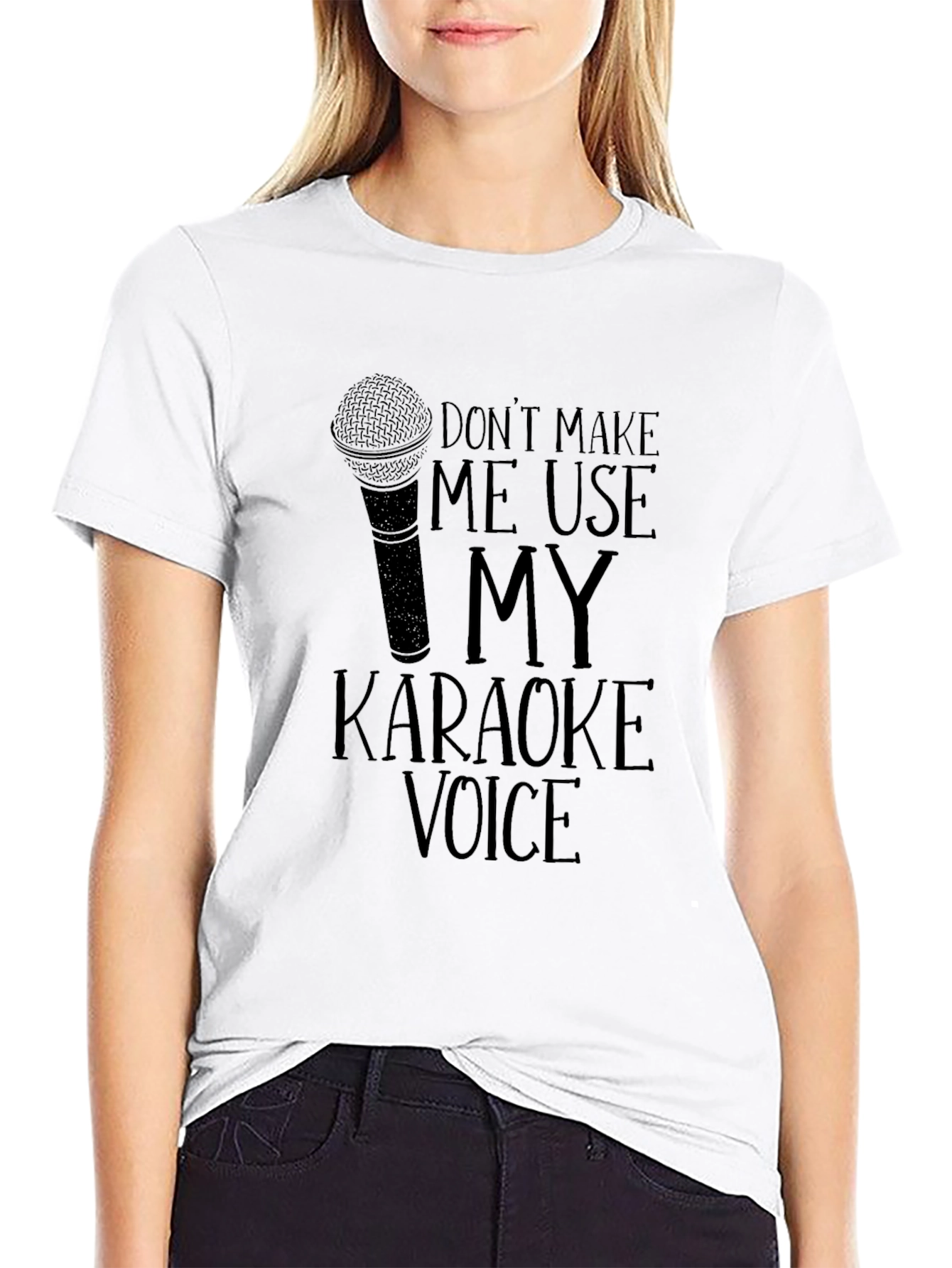 Karaoke Voice T-Shirt - Funny Music Lover Tee