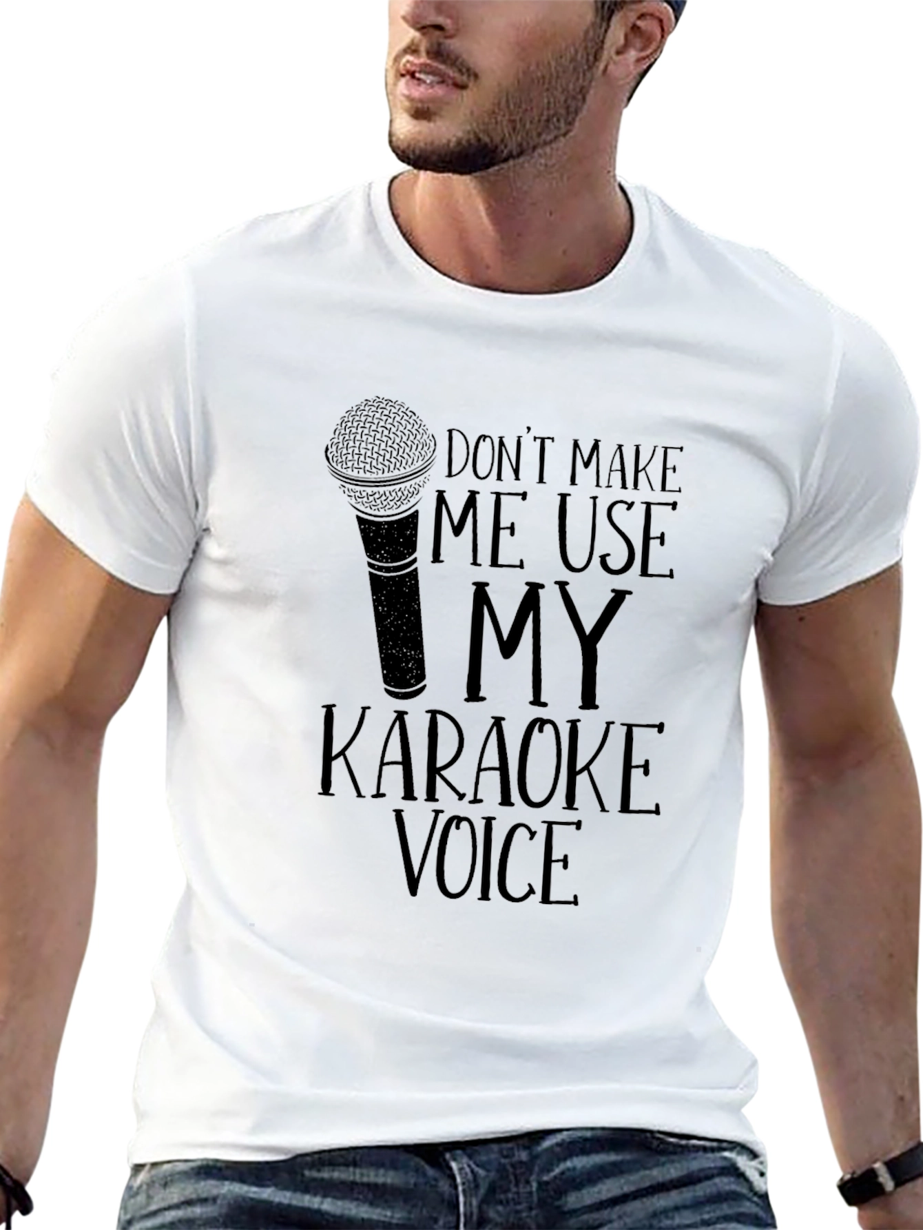 Karaoke Voice T-Shirt - Funny Music Lover Tee