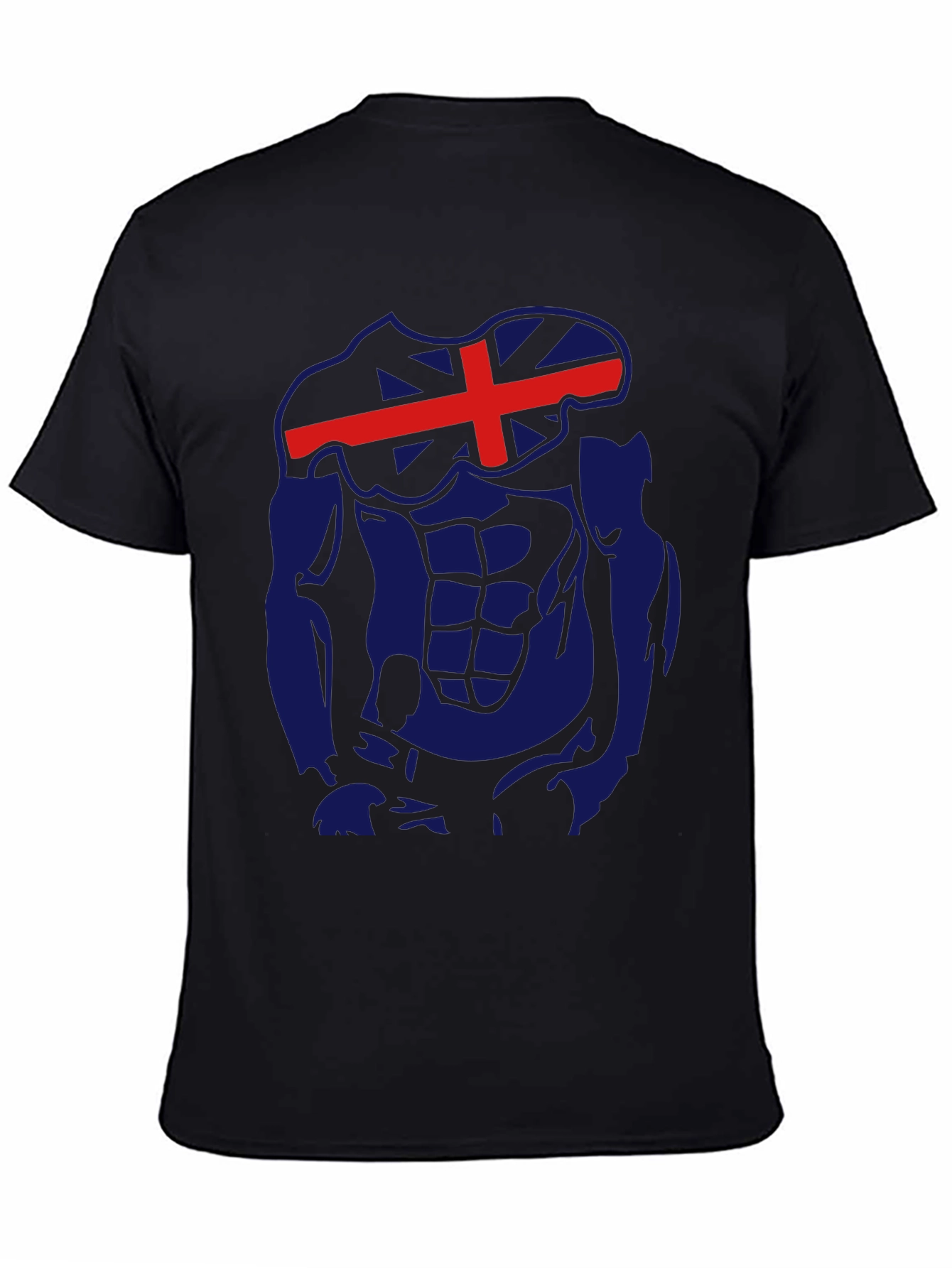 Icelandic Flag Abs Funny Gym T-Shirt
