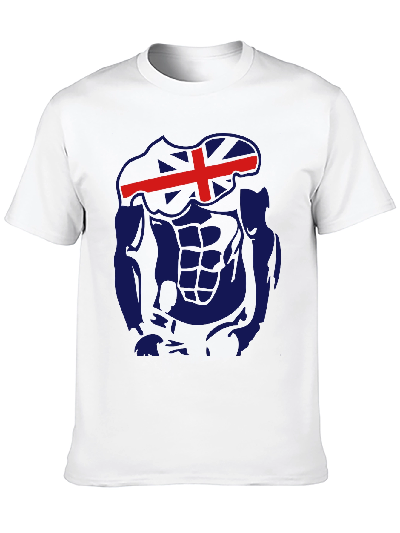 Icelandic Flag Abs Funny Gym T-Shirt