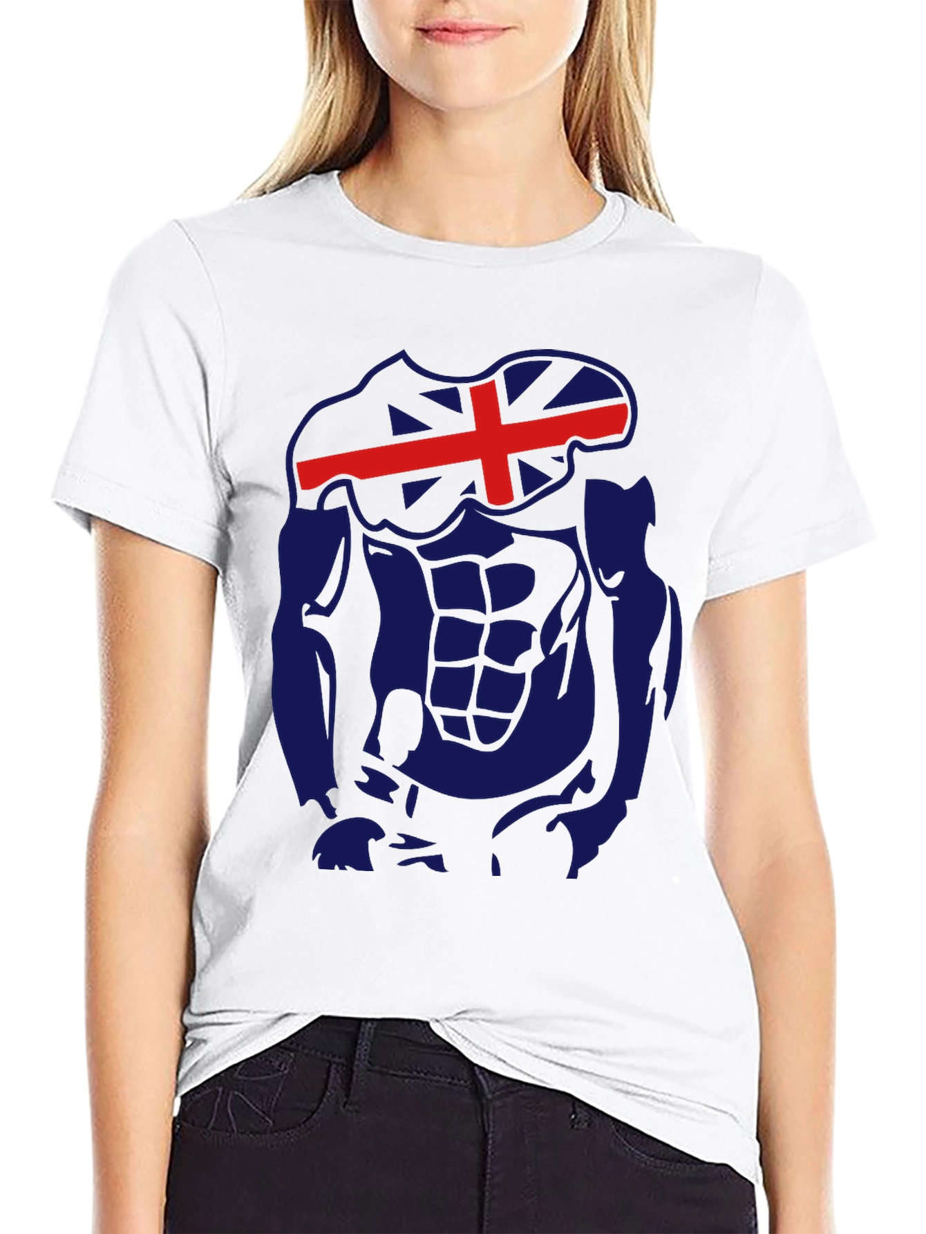 Icelandic Flag Abs Funny Gym T-Shirt