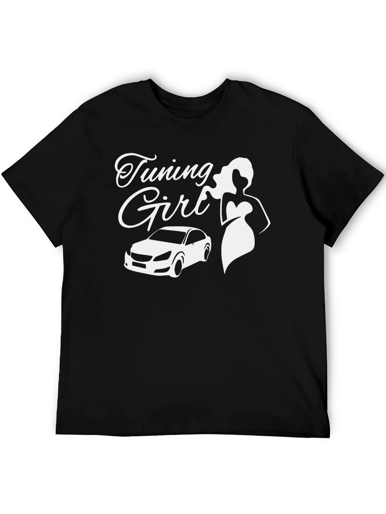 Tuning Girl T-Shirt Car Lover Tee