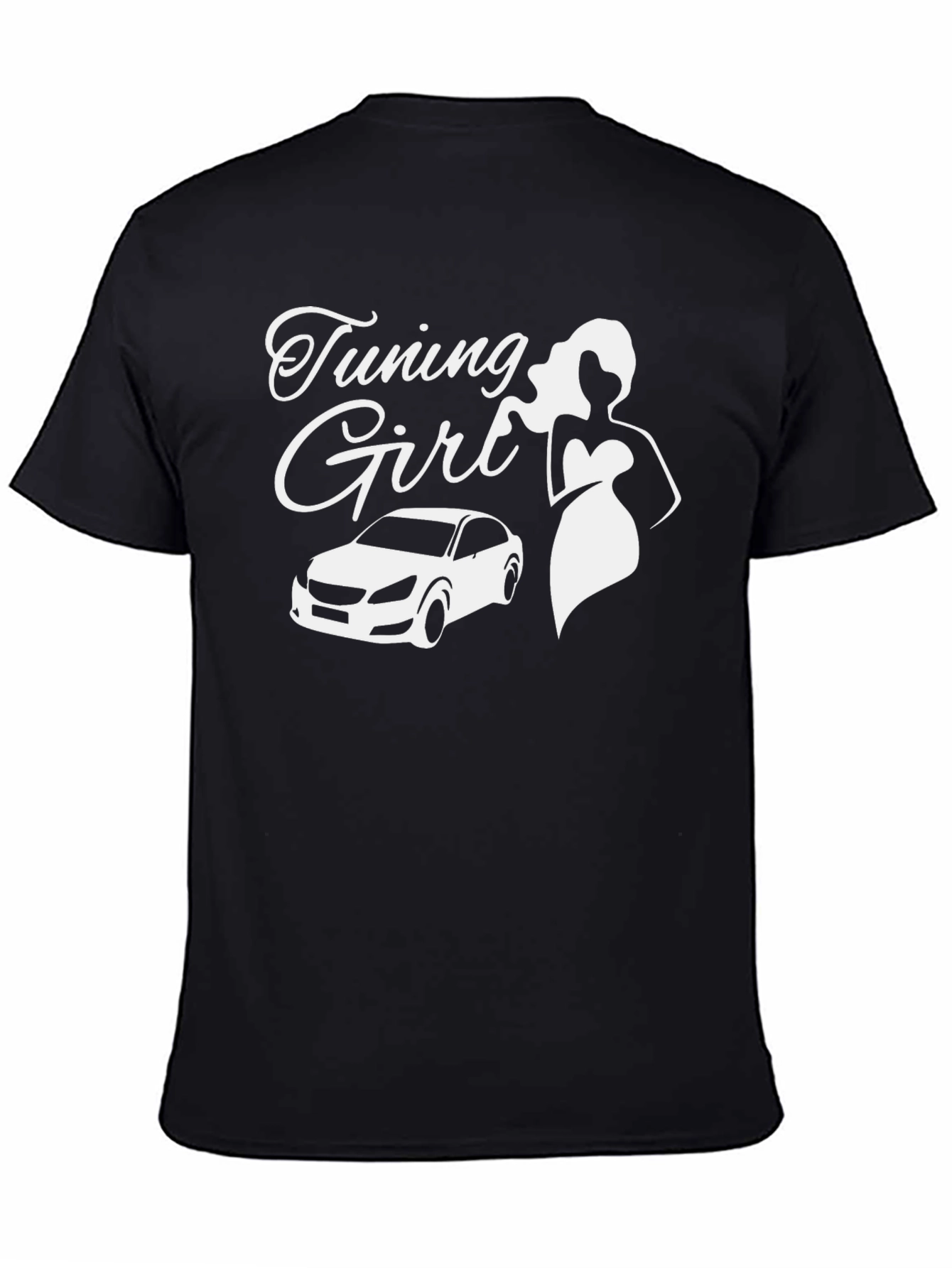 Tuning Girl T-Shirt Car Lover Tee