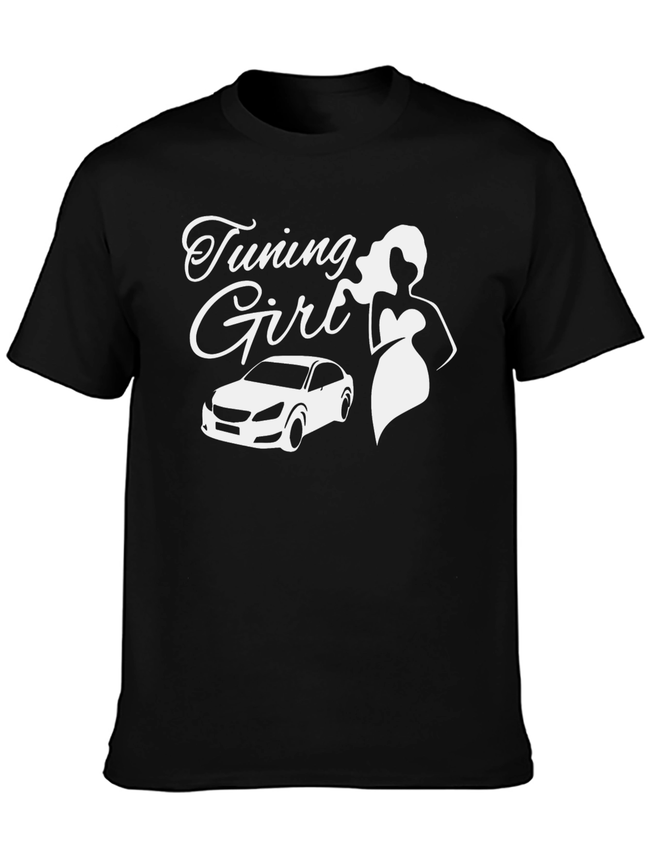 Tuning Girl T-Shirt Car Lover Tee