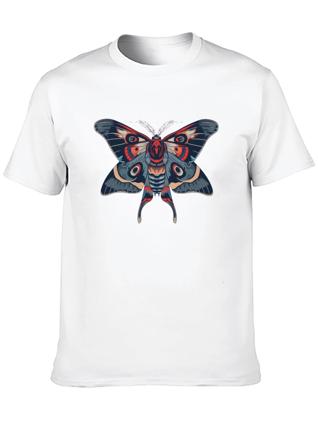 Moth Graphic Black T-Shirt