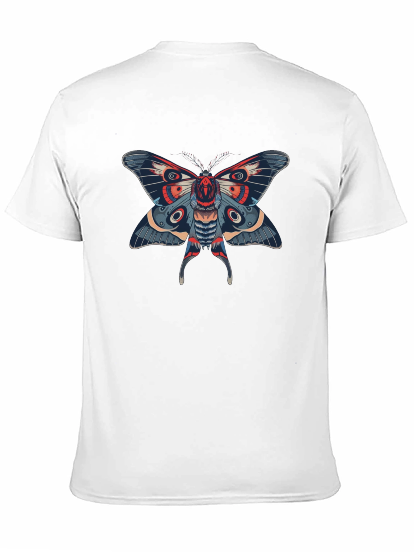 Moth Graphic Black T-Shirt