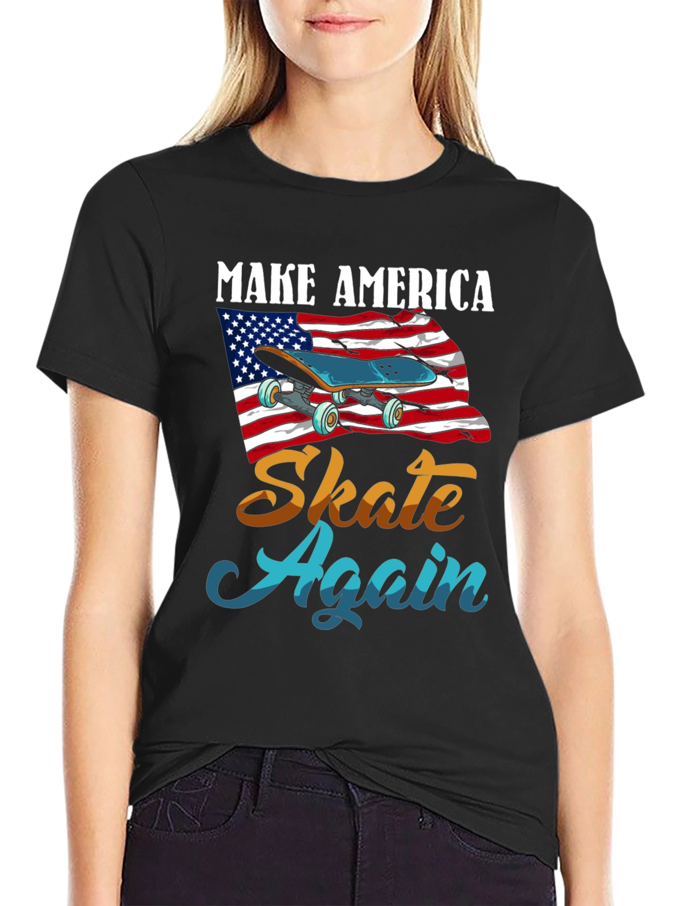 Make America Skate Again Graphic T-Shirt